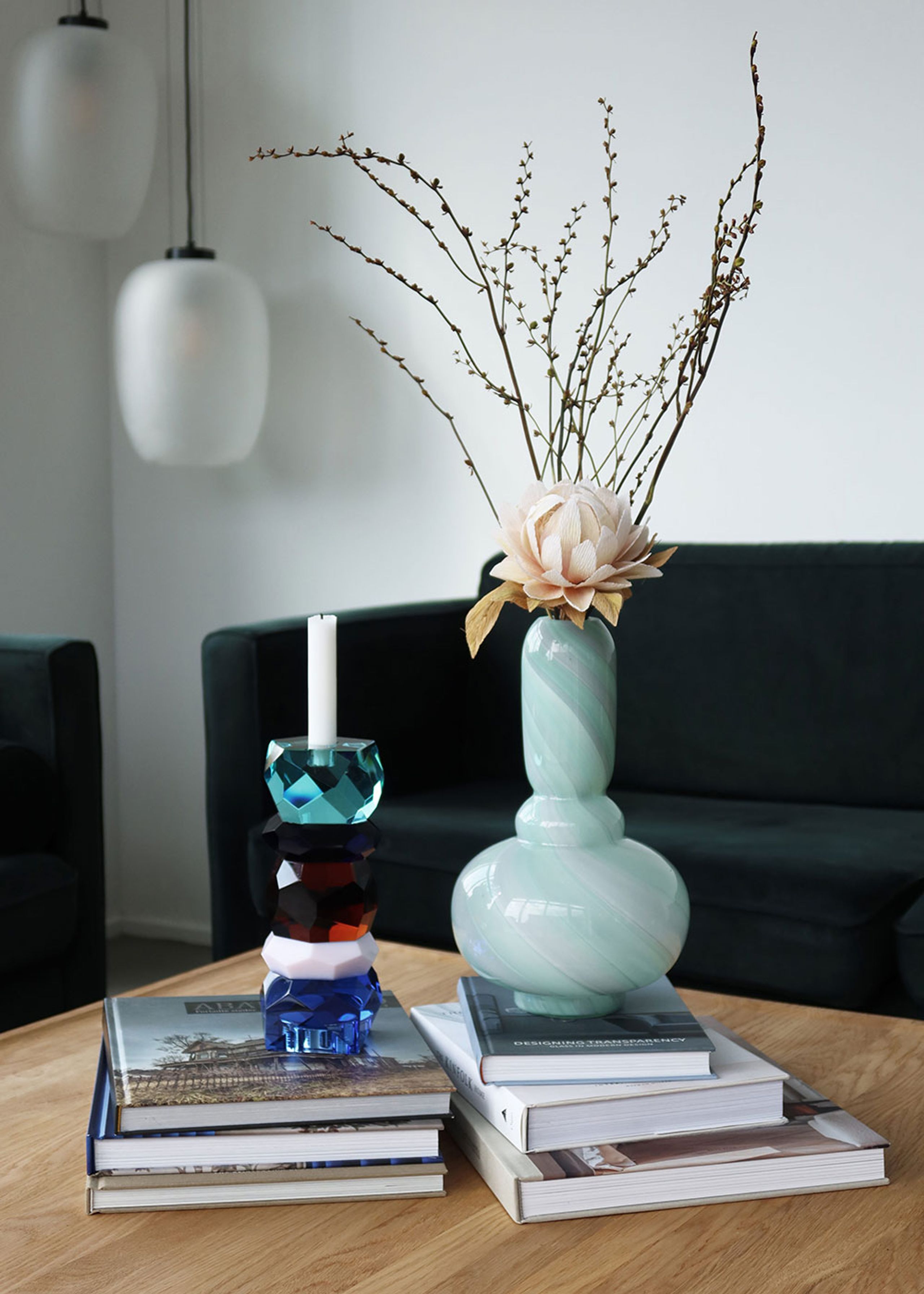 eden outcast - Candle holder - Eden Outcast - Raw - Raw blue