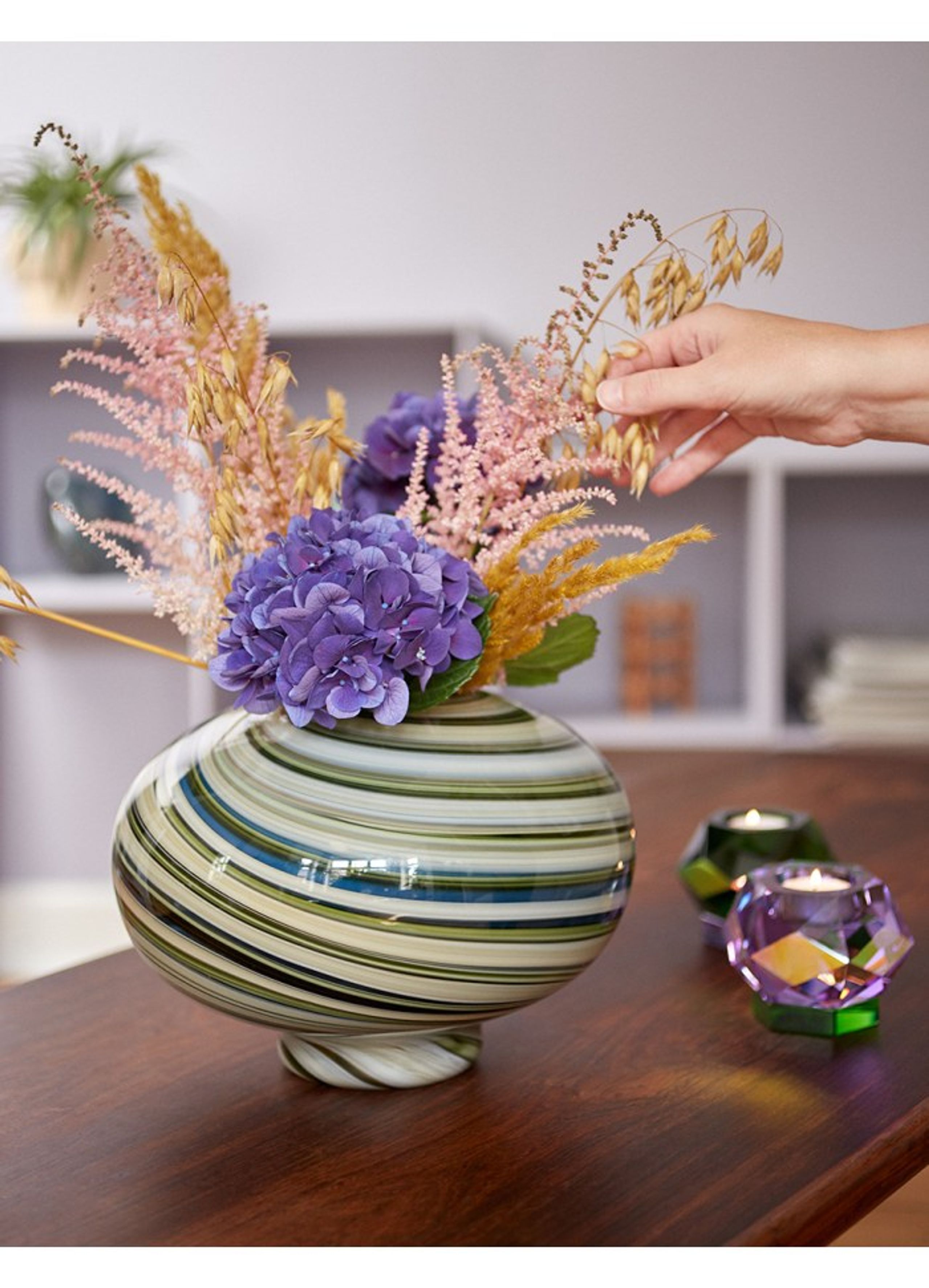 eden outcast - Vas - Twirl Vase - Twirl Vase Green Mini