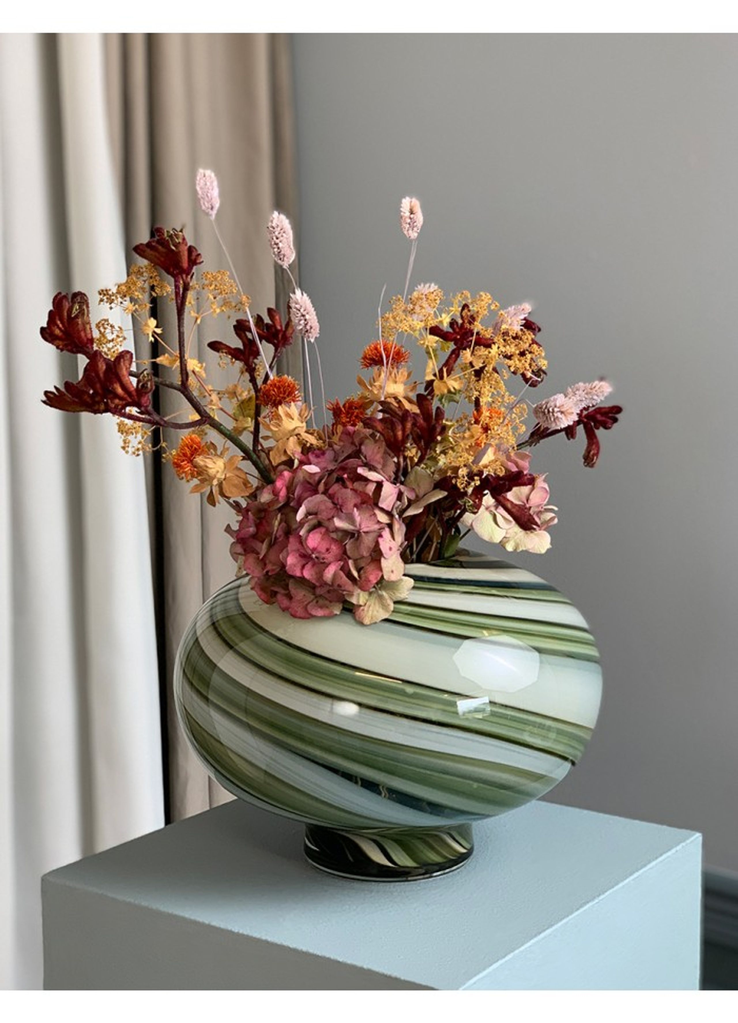 eden outcast - Vas - Twirl Vase - Twirl Vase Green Mini