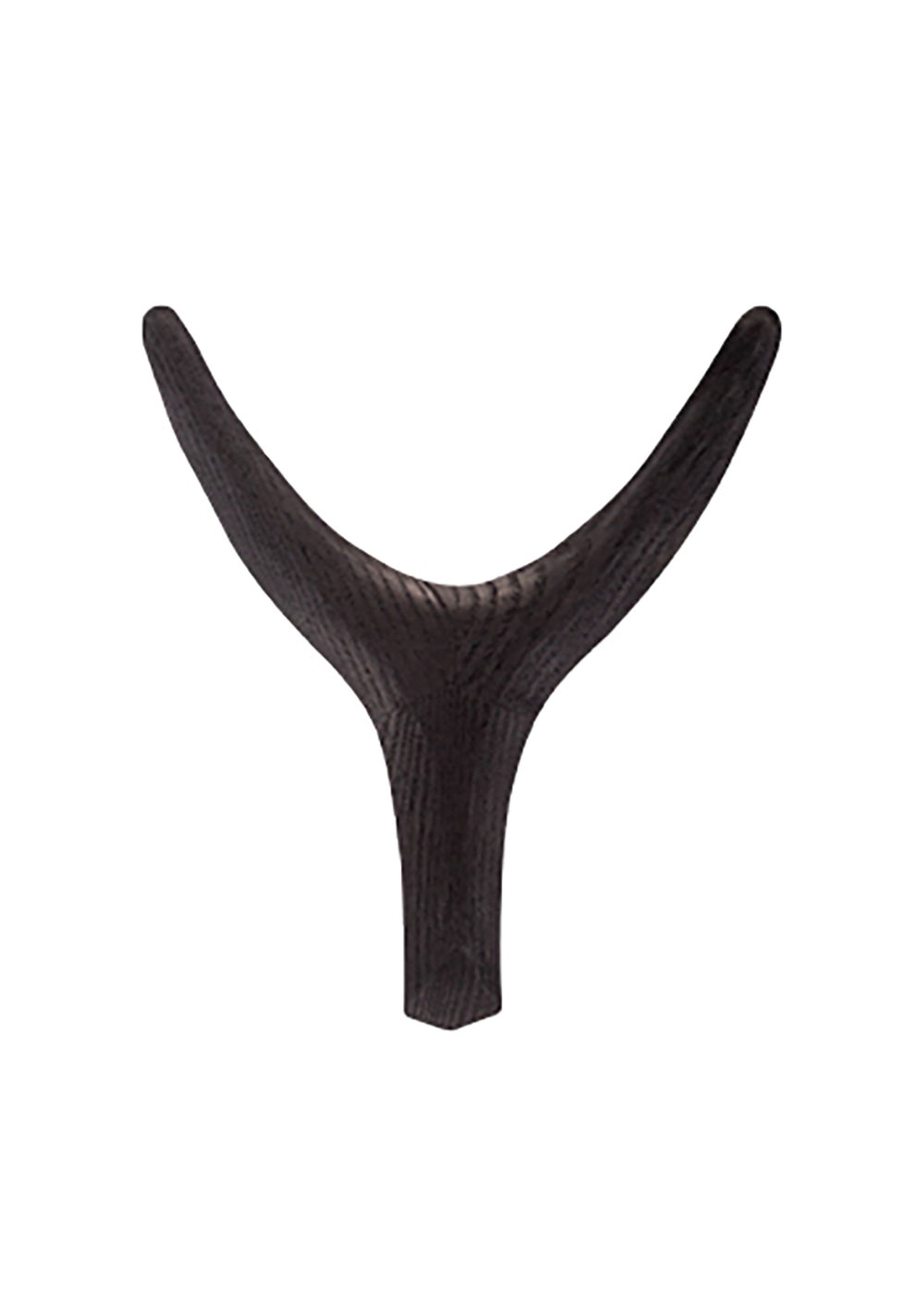 EKTA Handvaerk - Hooks - Nguni Head Wall Mount - Black Stained - Medium