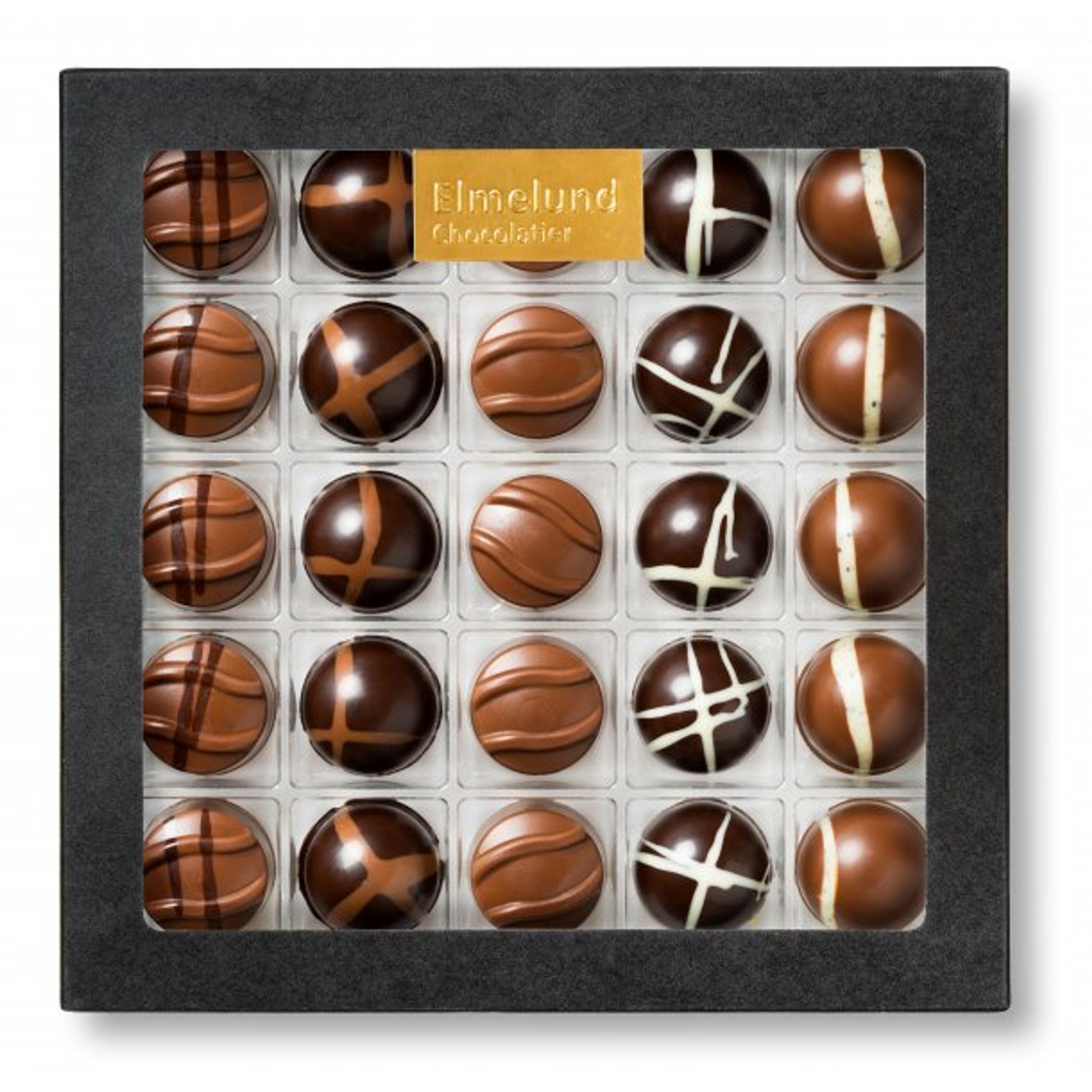Elmelund Chocolatier - Chocolate - Elmelund 25 pcs. Organic Chocolate - No.1