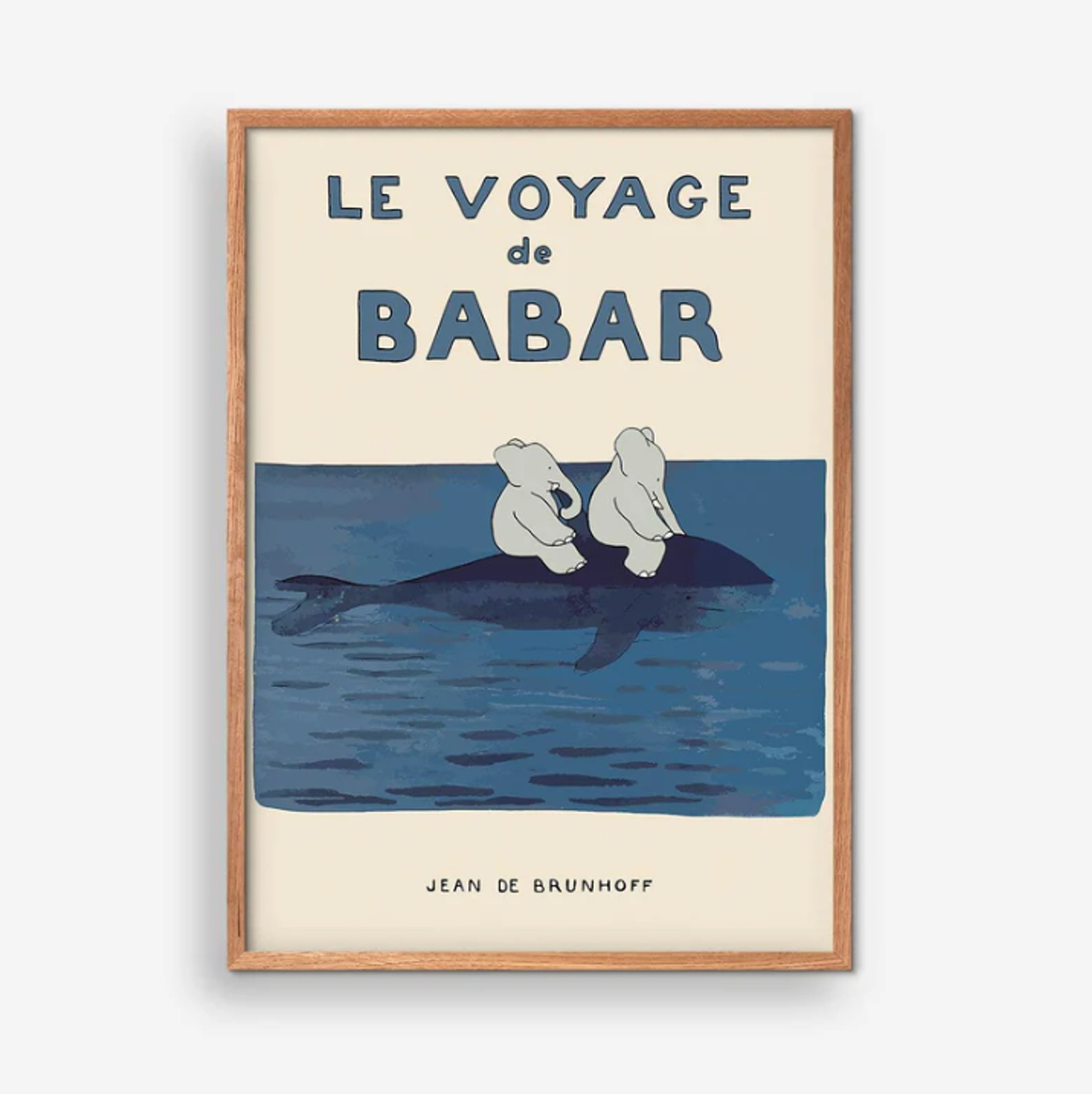 Empty Wall - Poster - Jean de Brunhoff - Le Voyage, Barbar