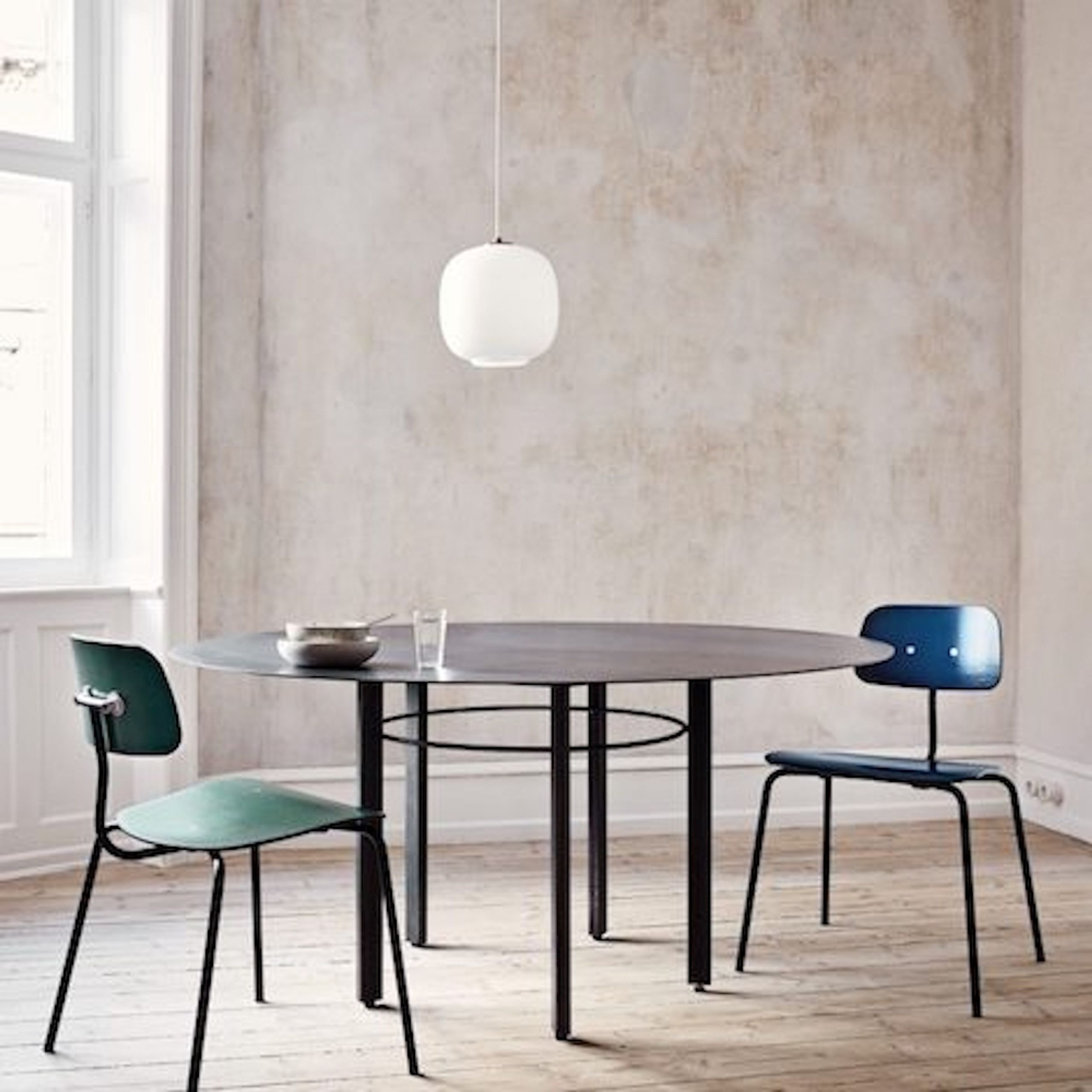 Engelbrechts - Chair - KEVI 2060 - Oak/Chrome