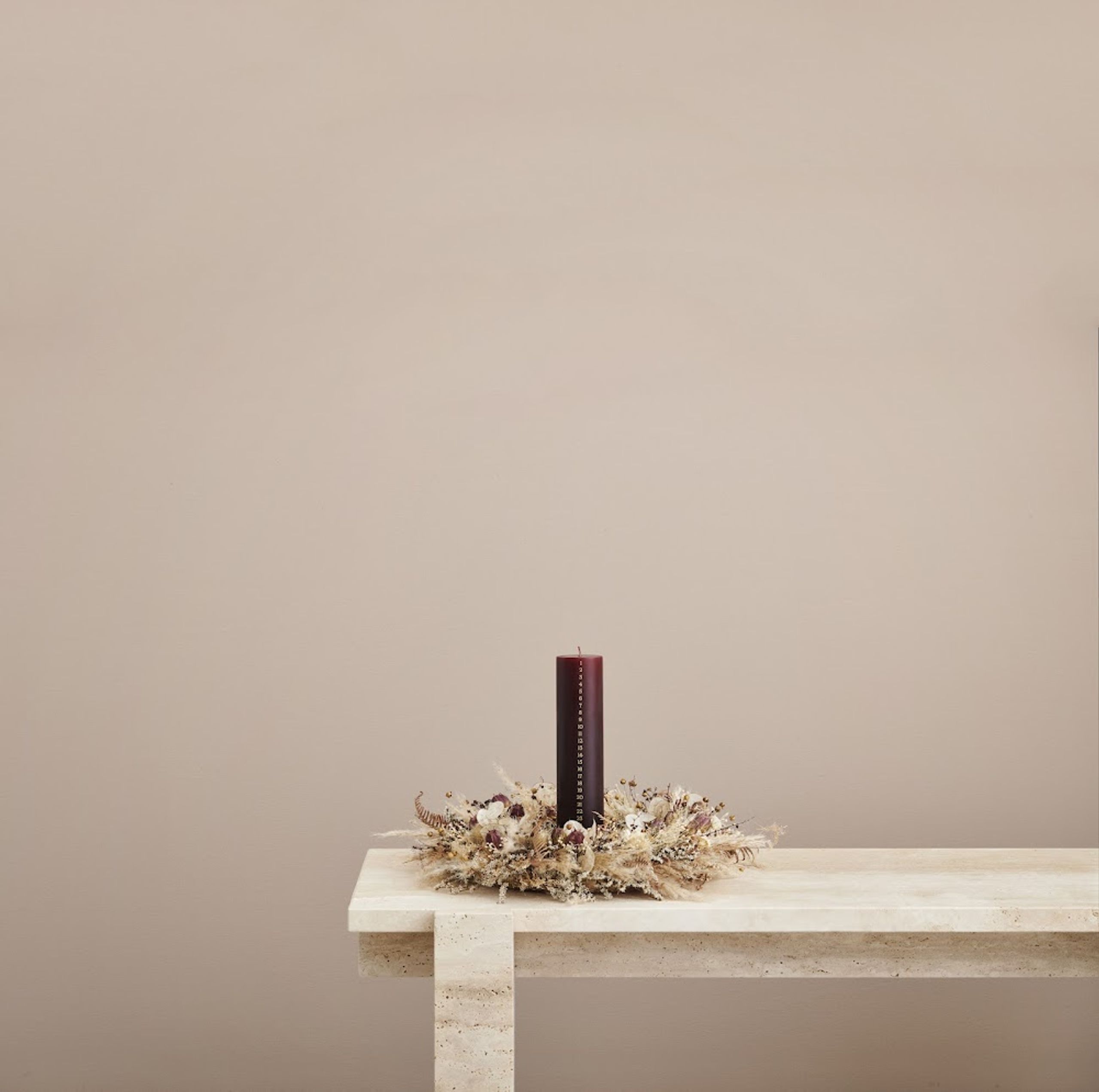 Ester&Erik - Bloklys - Kalenderlys af Ester&Erik - Deep Wine