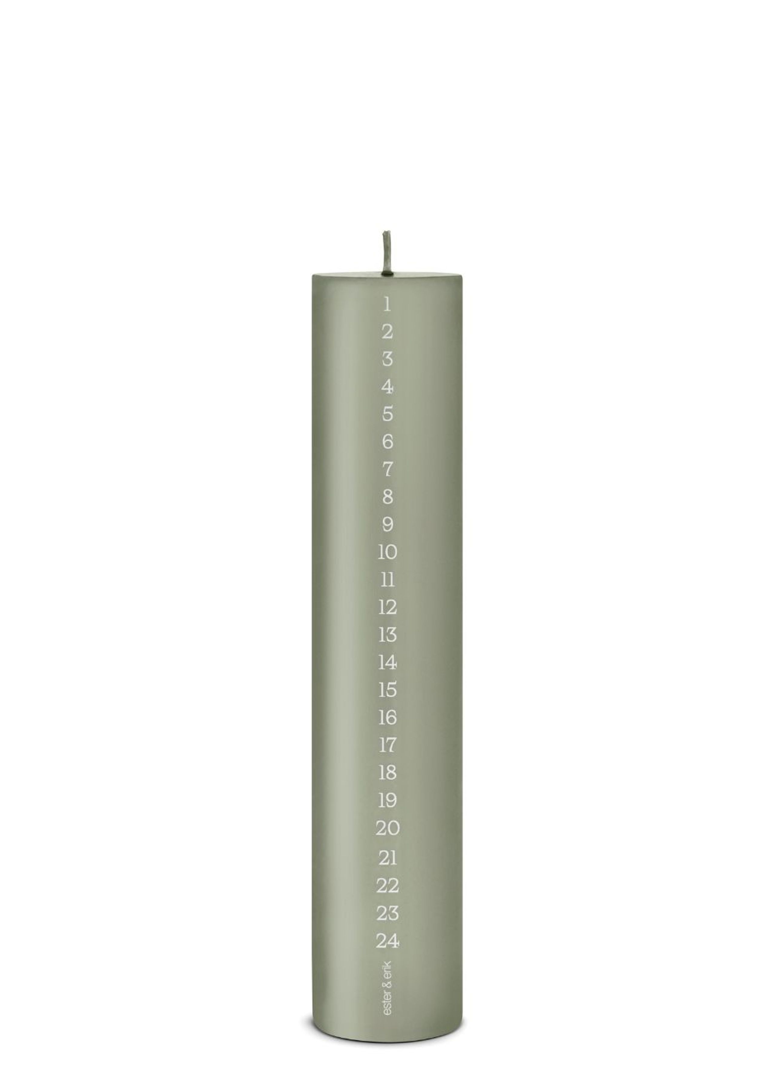 Ester&Erik - Calendar candle - Block Calendar Candle 5 cm by Ester&Erik - Artichoke