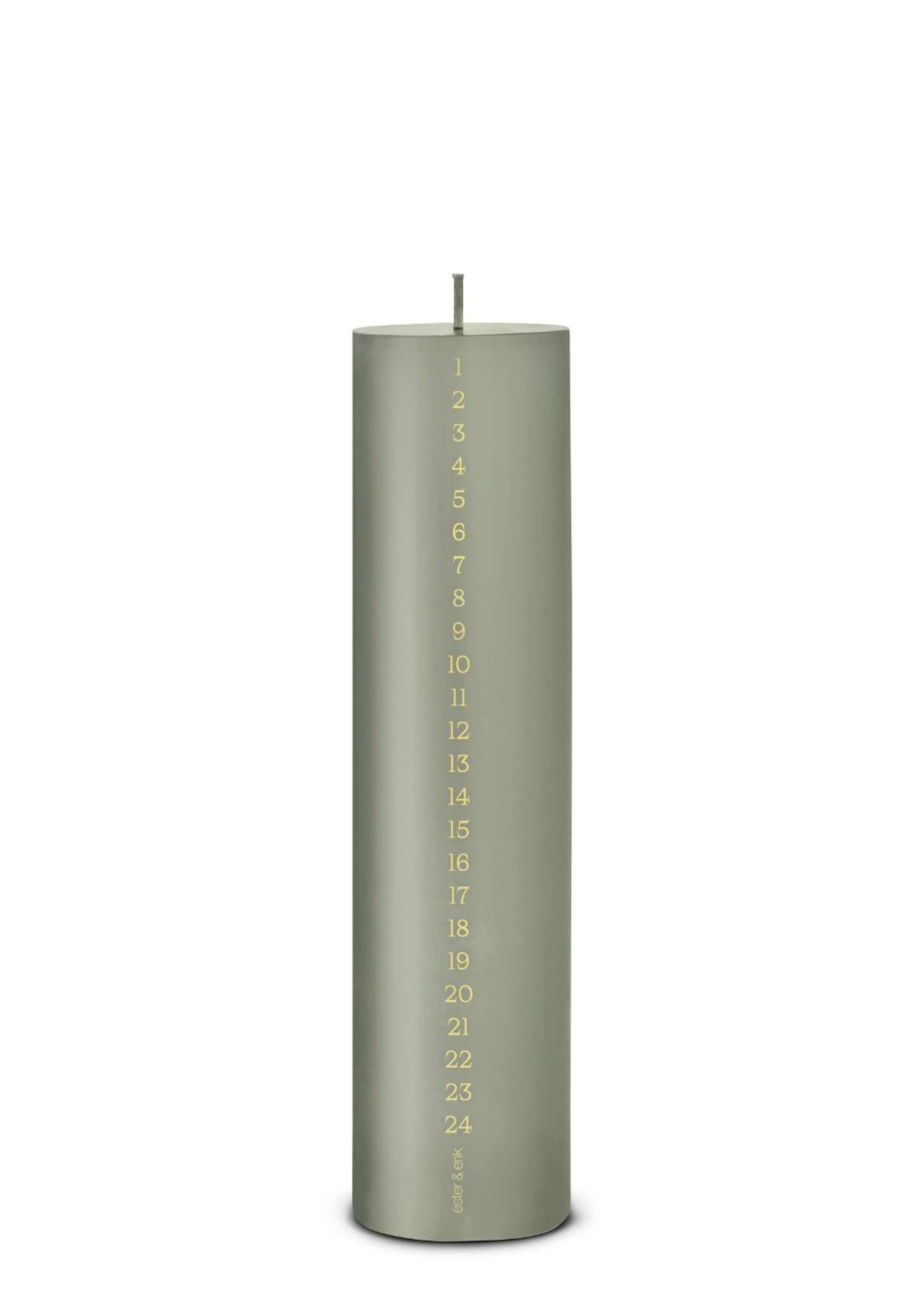 Ester&Erik - Calendar candle - Block Calendar Candle 6 cm by Ester&Erik - Artichoke