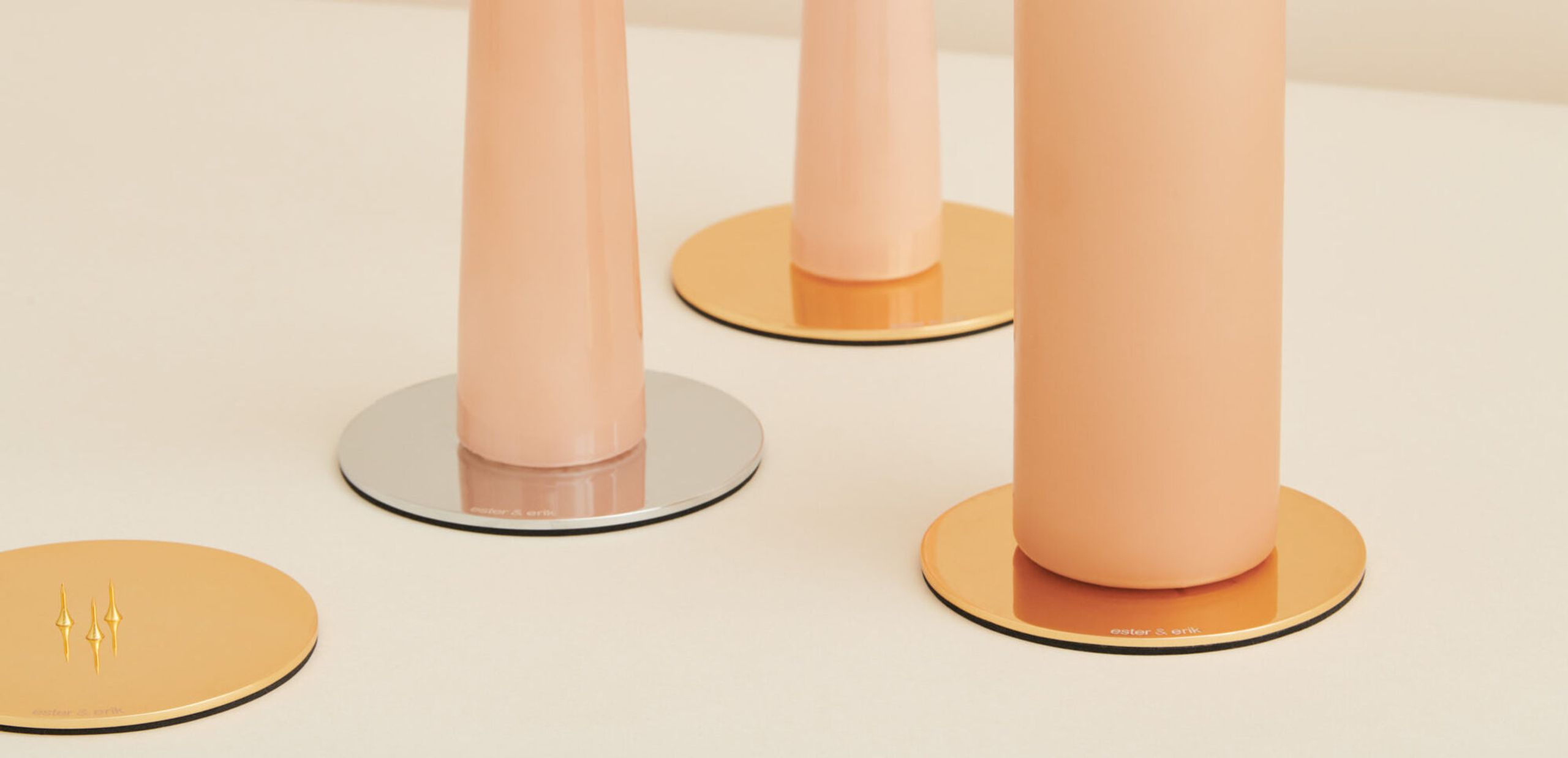 Ester&Erik - Plaque d'éclairage - Light plate 1 stk. - Brushed Silver