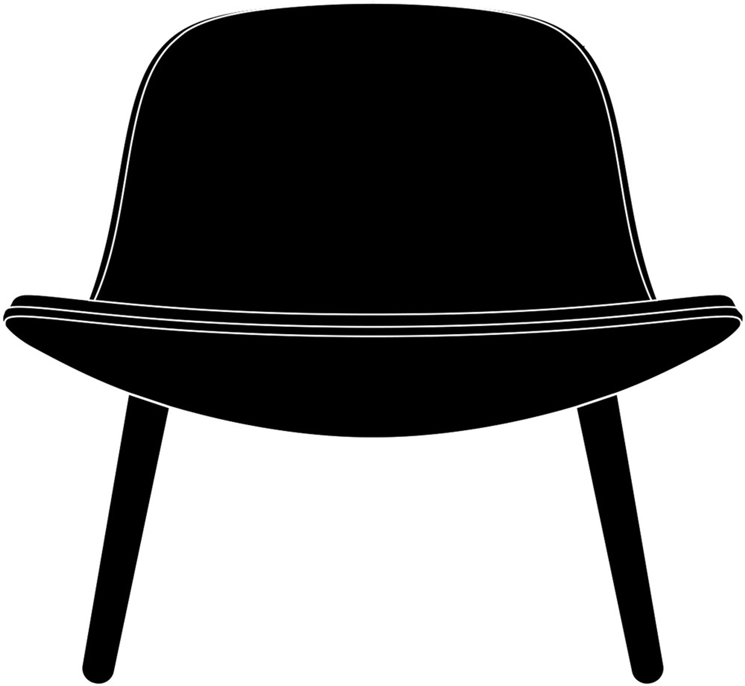 Eva Solo - Lænestol - Abalone lounge stol - Røget Eg / Læder: Sort