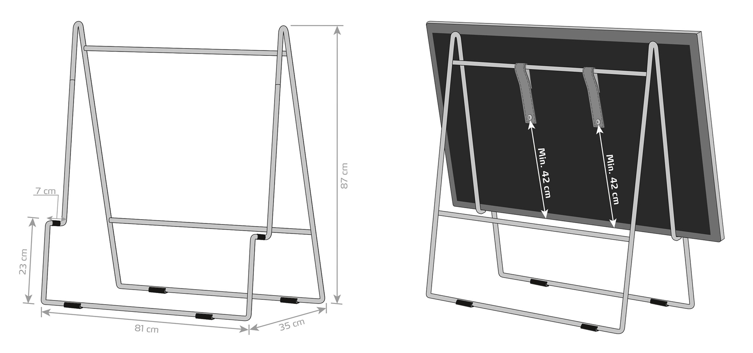 Eva Solo - Cabina - Carry TV stand - Black