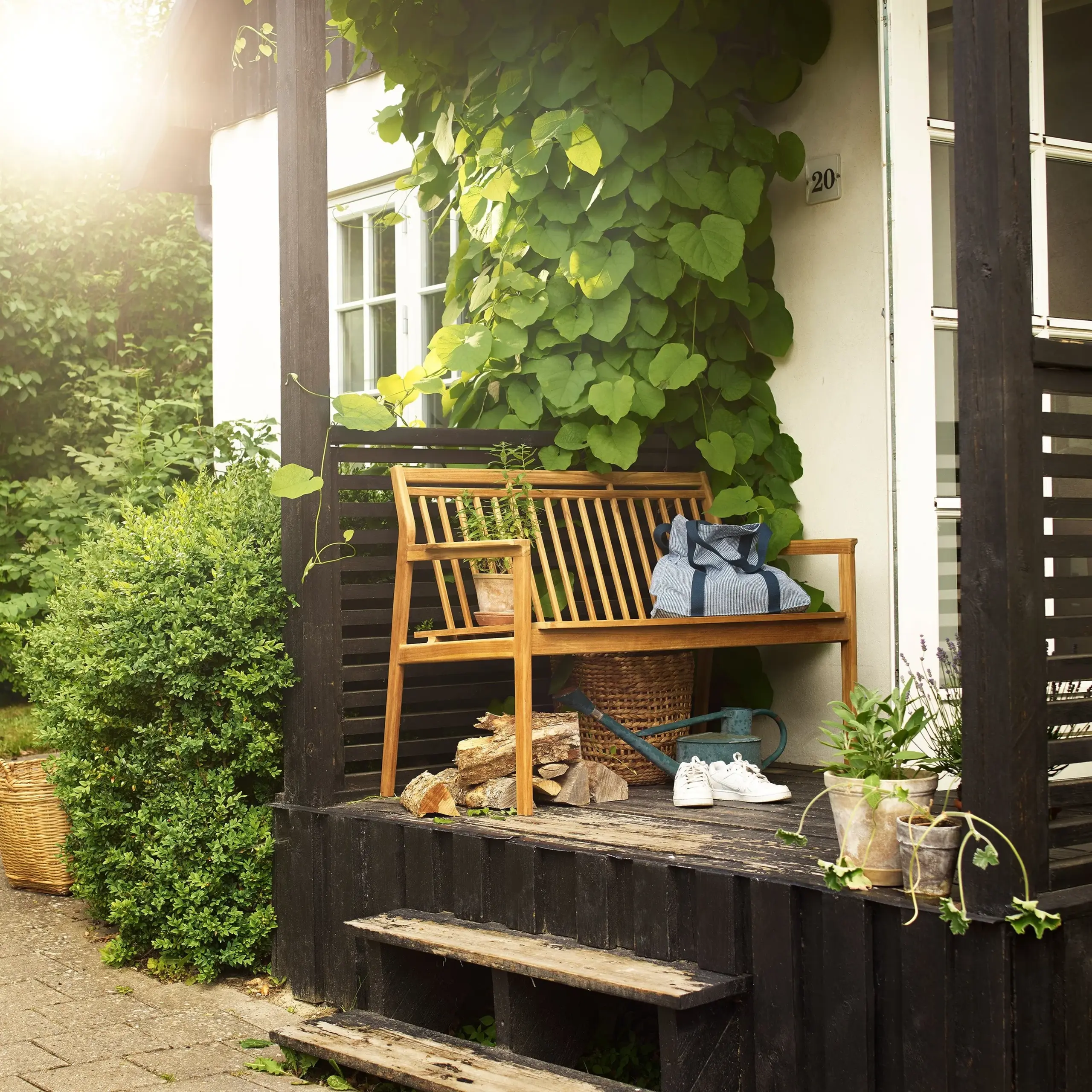 FDB Møbler / Furniture - Bench - M12 Sammen Garden Bench of Thomas E Alken - Nature