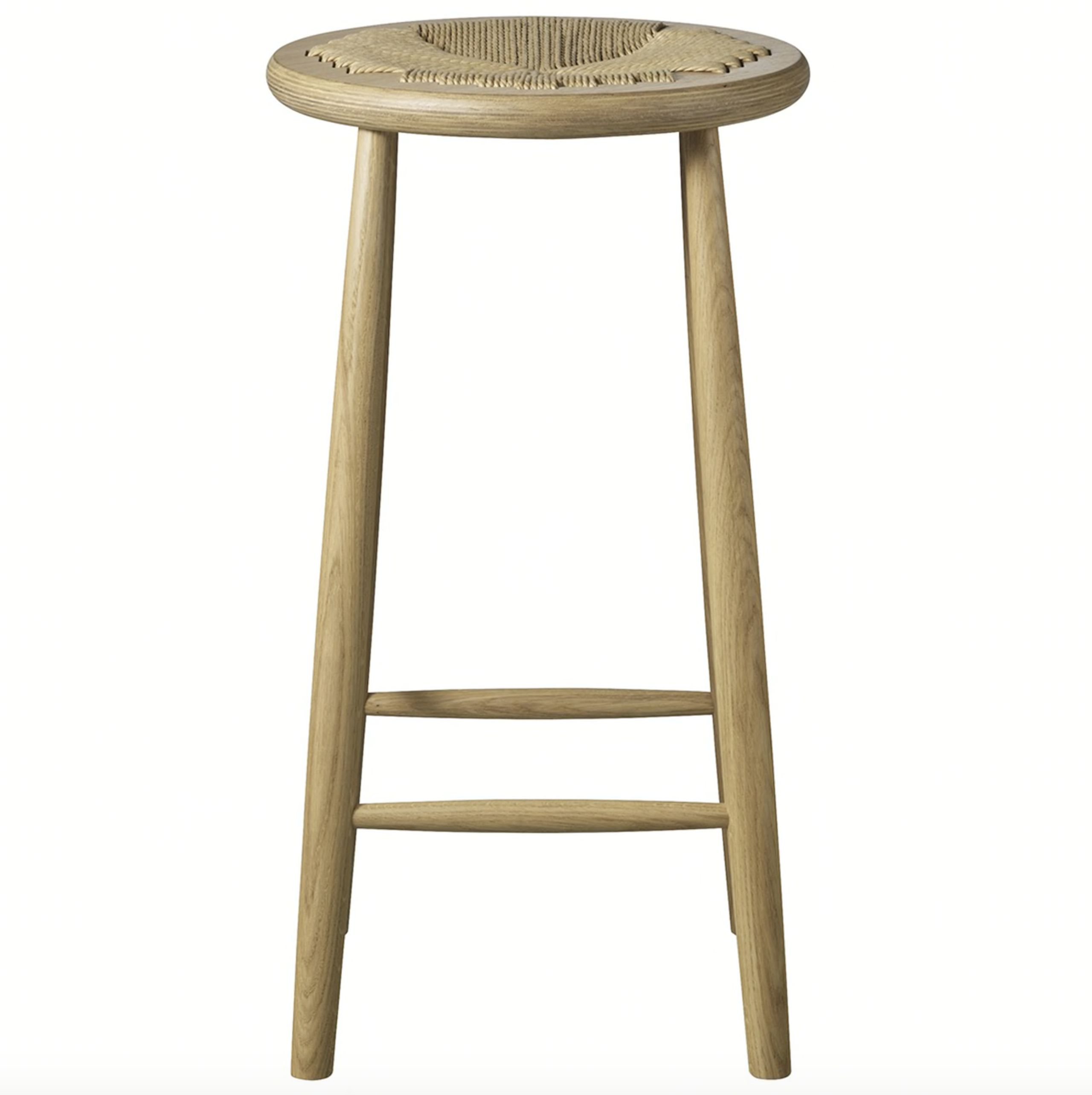 FDB Møbler / Furniture - Bar stool - J165C by Jørgen Bækmark - Oak nature/Nature