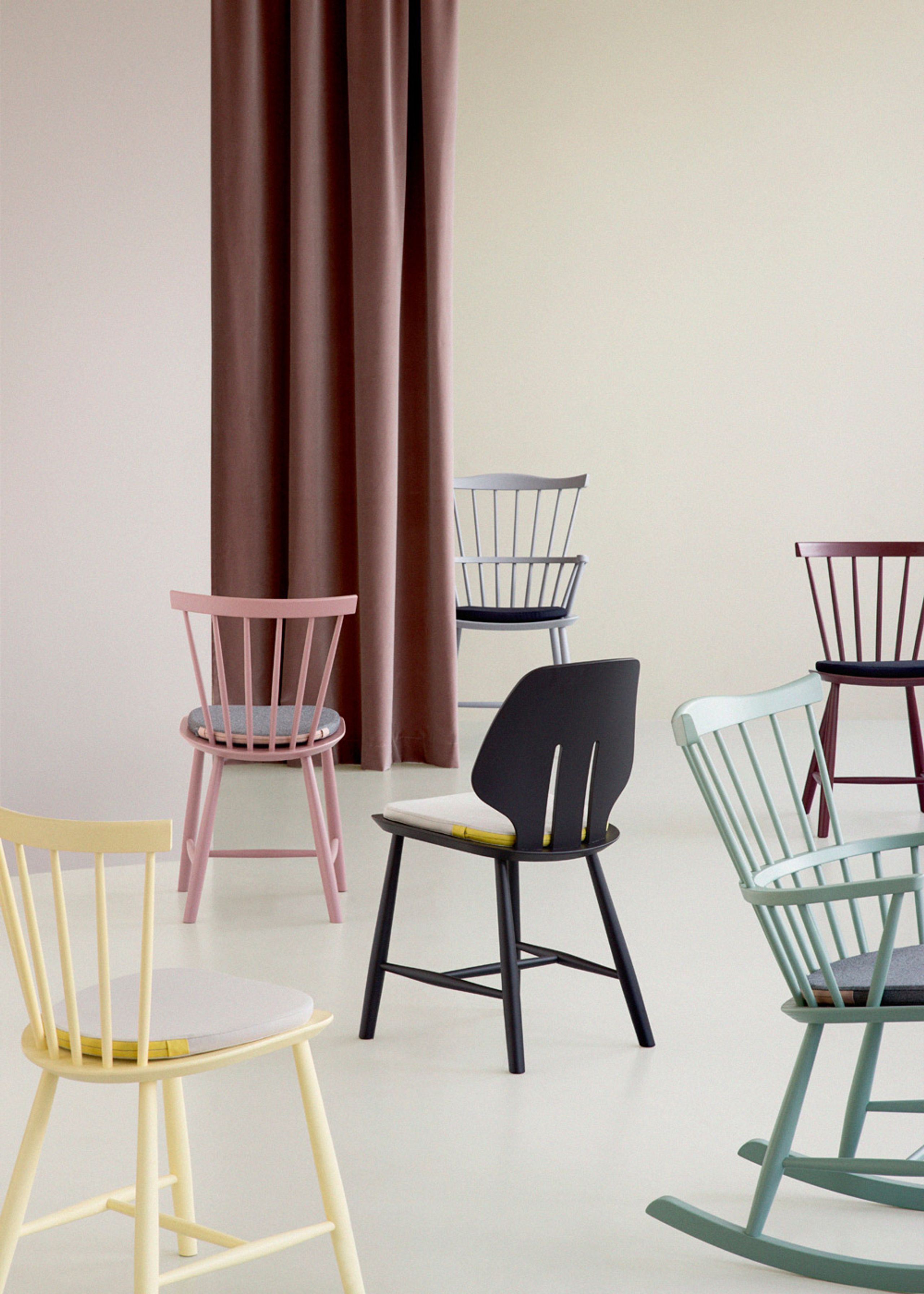 FDB Møbler / Furniture - - R4 Flid Cushion By Halstrøm & Odgaard ( Cushion for J46, J52B, J52G og J67 ) - Textile - Grey / Green