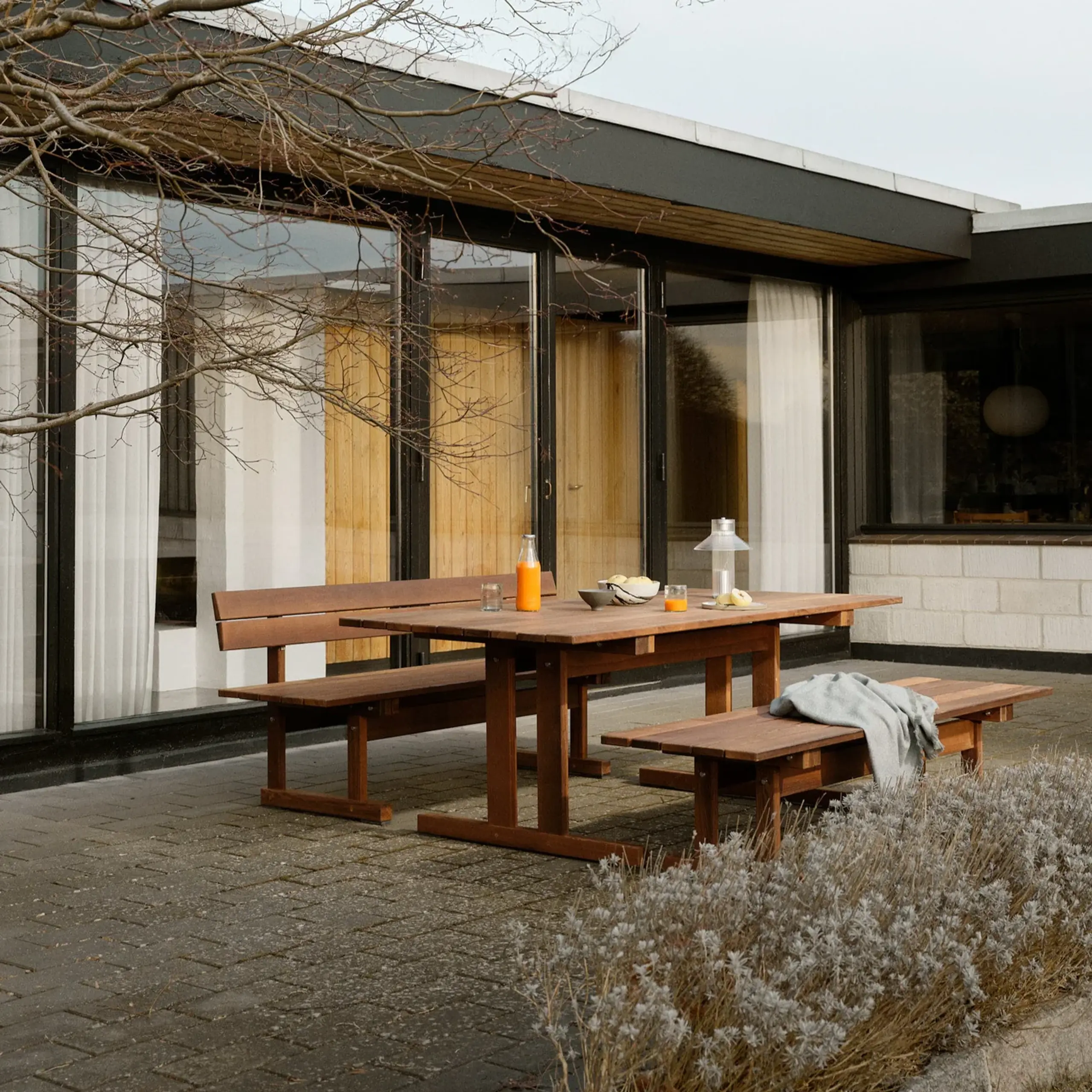 FDB Møbler / Furniture - Stół ogrodowy - M17 - Ermelunden - Garden table - Termoask