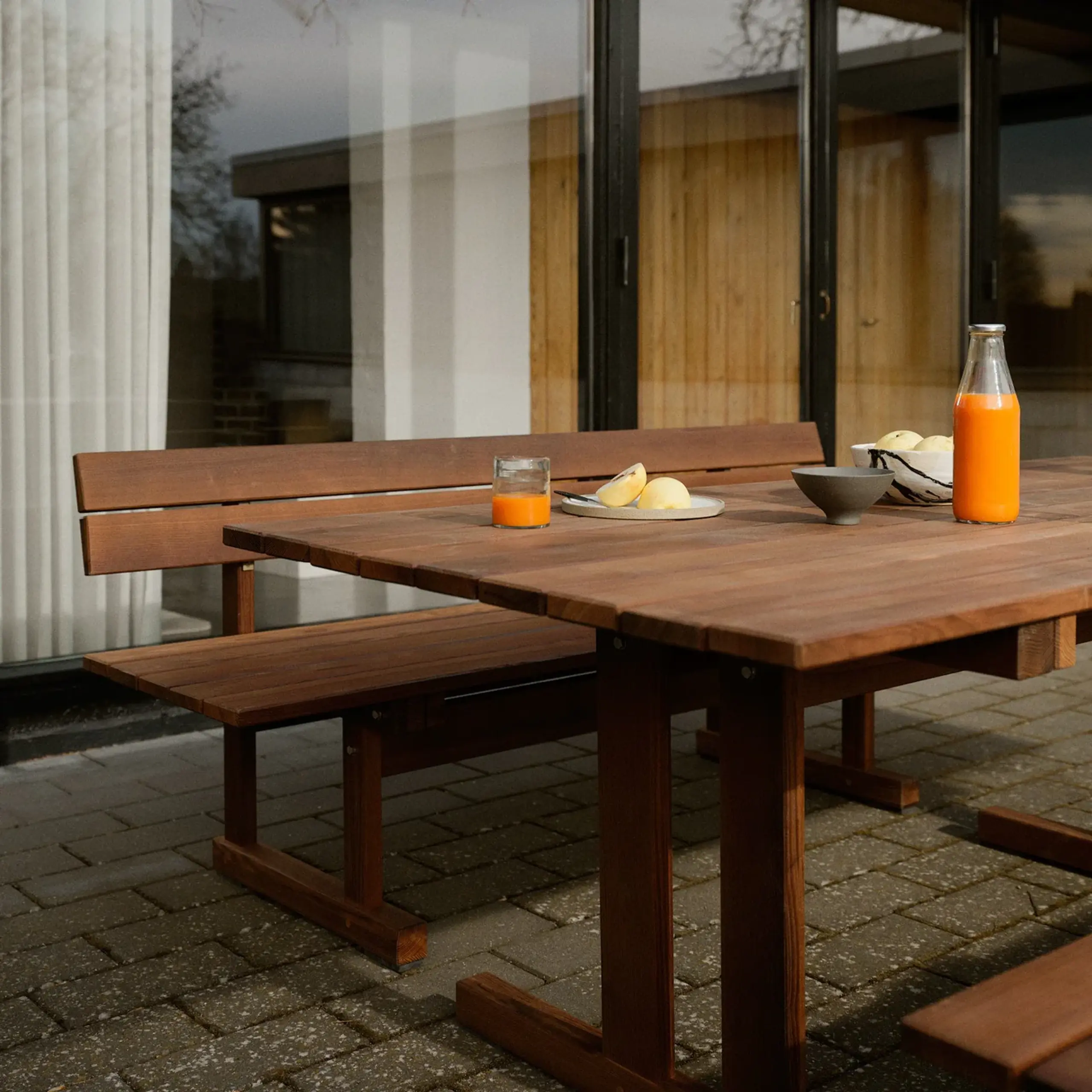 FDB Møbler / Furniture - Stół ogrodowy - M17 - Ermelunden - Garden table - Termoask