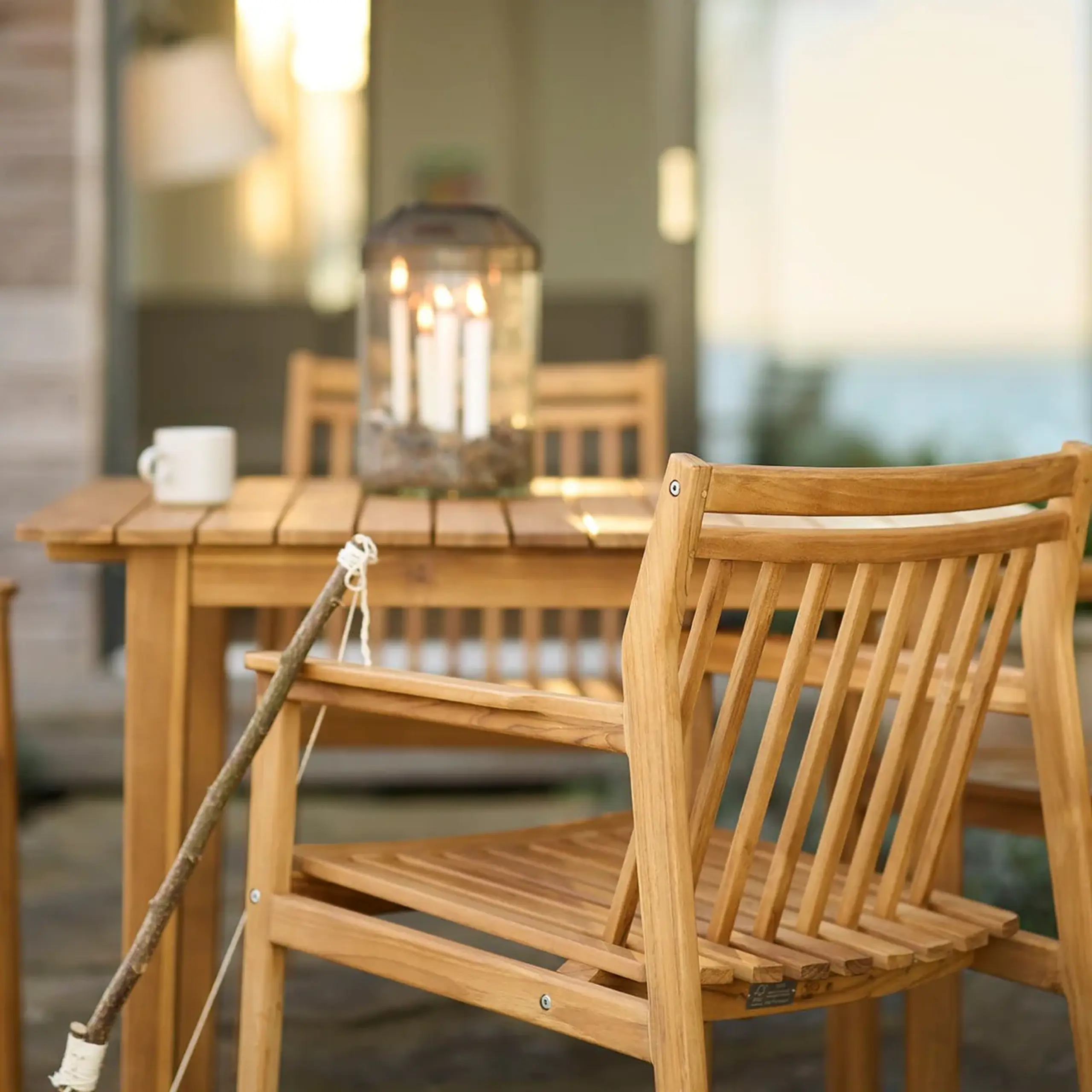 FDB Møbler / Furniture - Zahradní židle - M1 Sammen - Garden Chair by Thomas E Alken - Nature