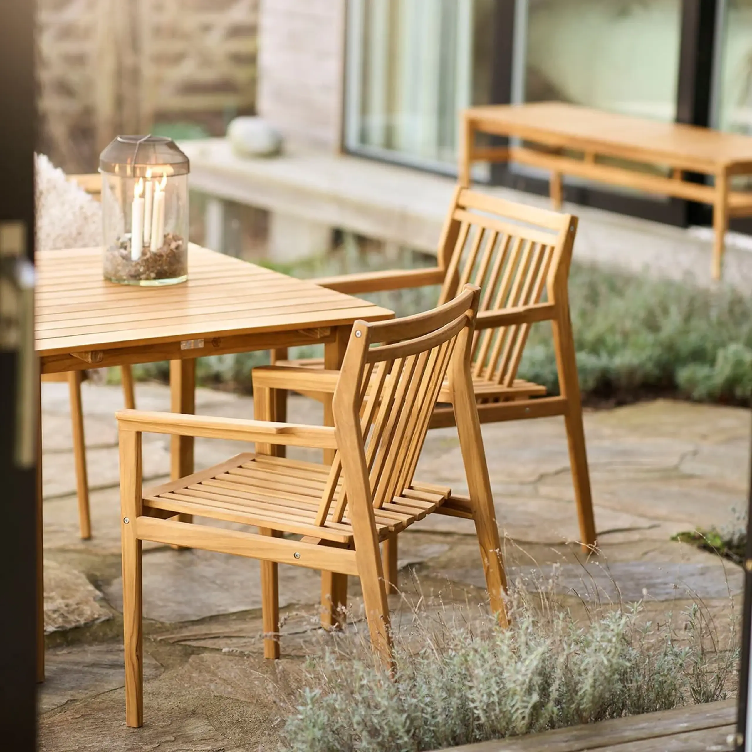 FDB Møbler / Furniture - Zahradní židle - M1 Sammen - Garden Chair by Thomas E Alken - Nature