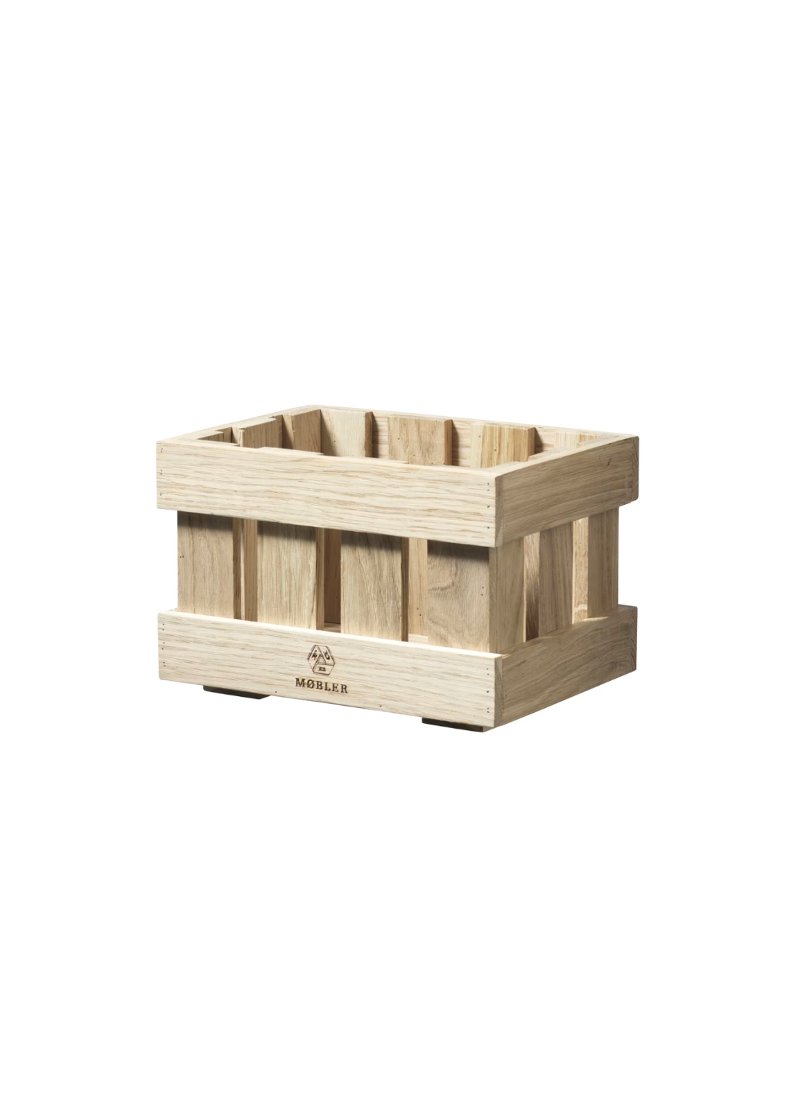 FDB Møbler / Furniture - Laatikot - X1 - Apple Boxes - Eg,Natur,Ubehandlet / Str. 1