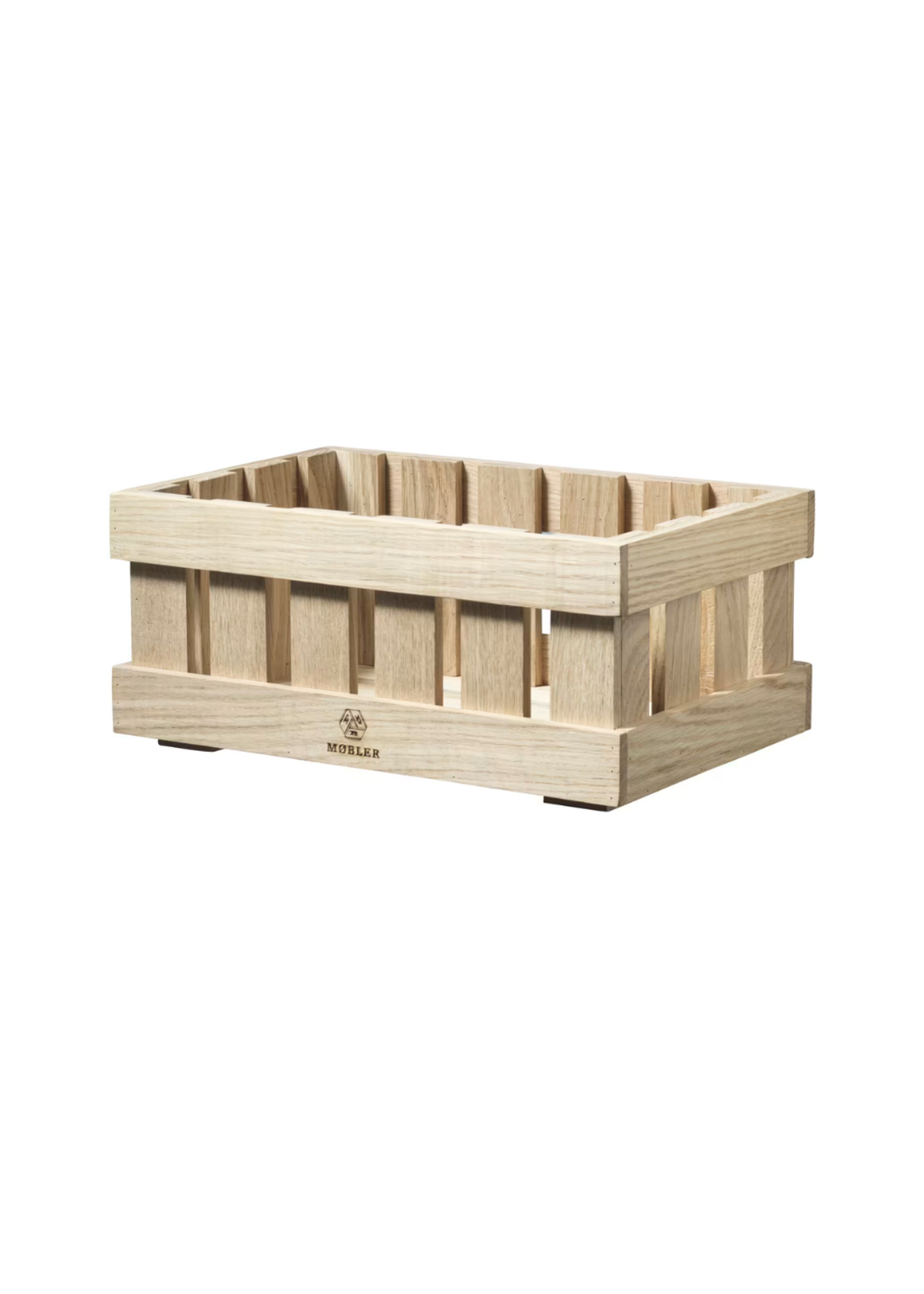 FDB Møbler / Furniture - Laatikot - X1 - Apple Boxes - Eg,Natur,Ubehandlet / Str. 2