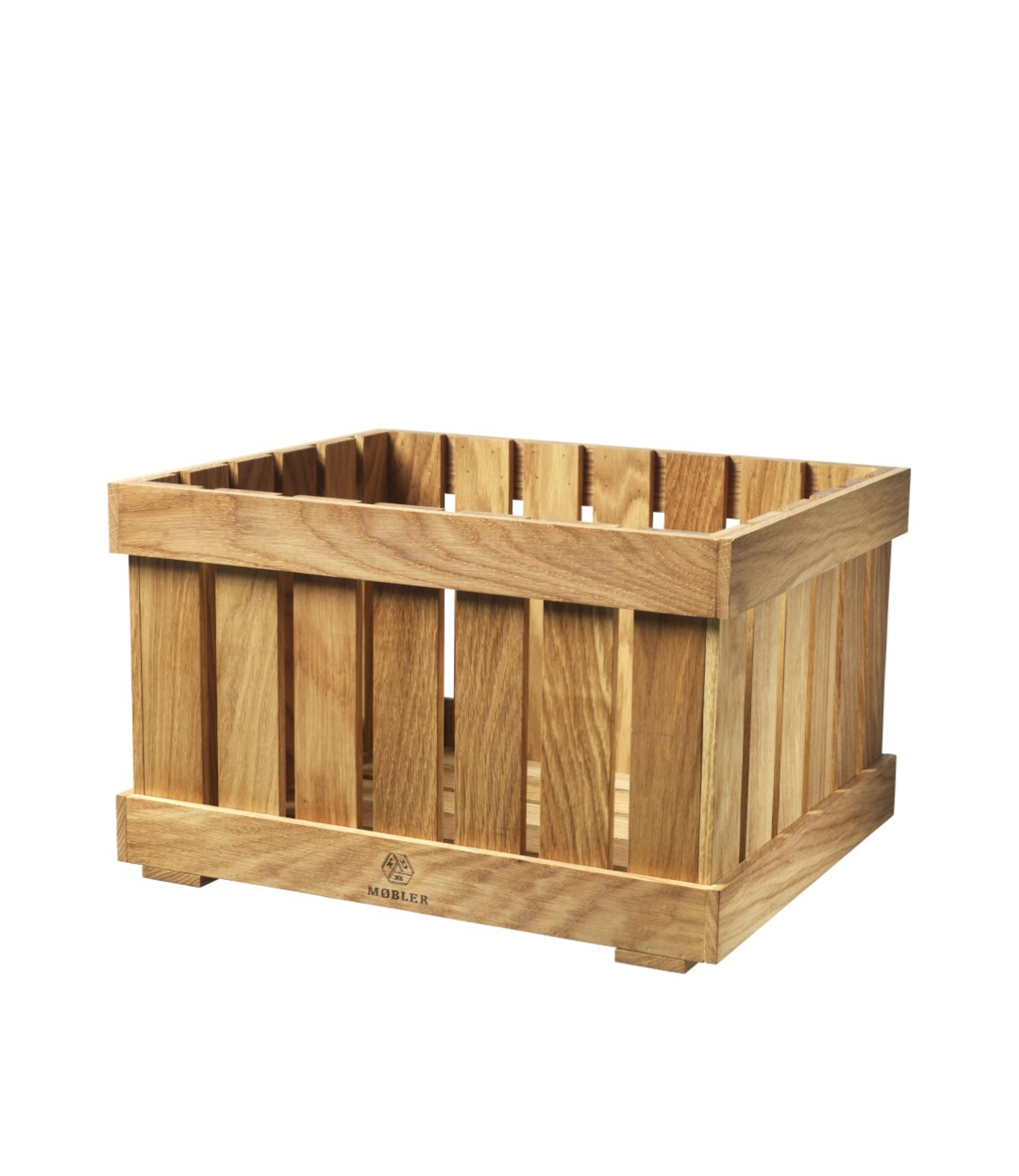 FDB Møbler / Furniture - Kasser - X1 - Æblekasser - Eg - Natur - X-Large