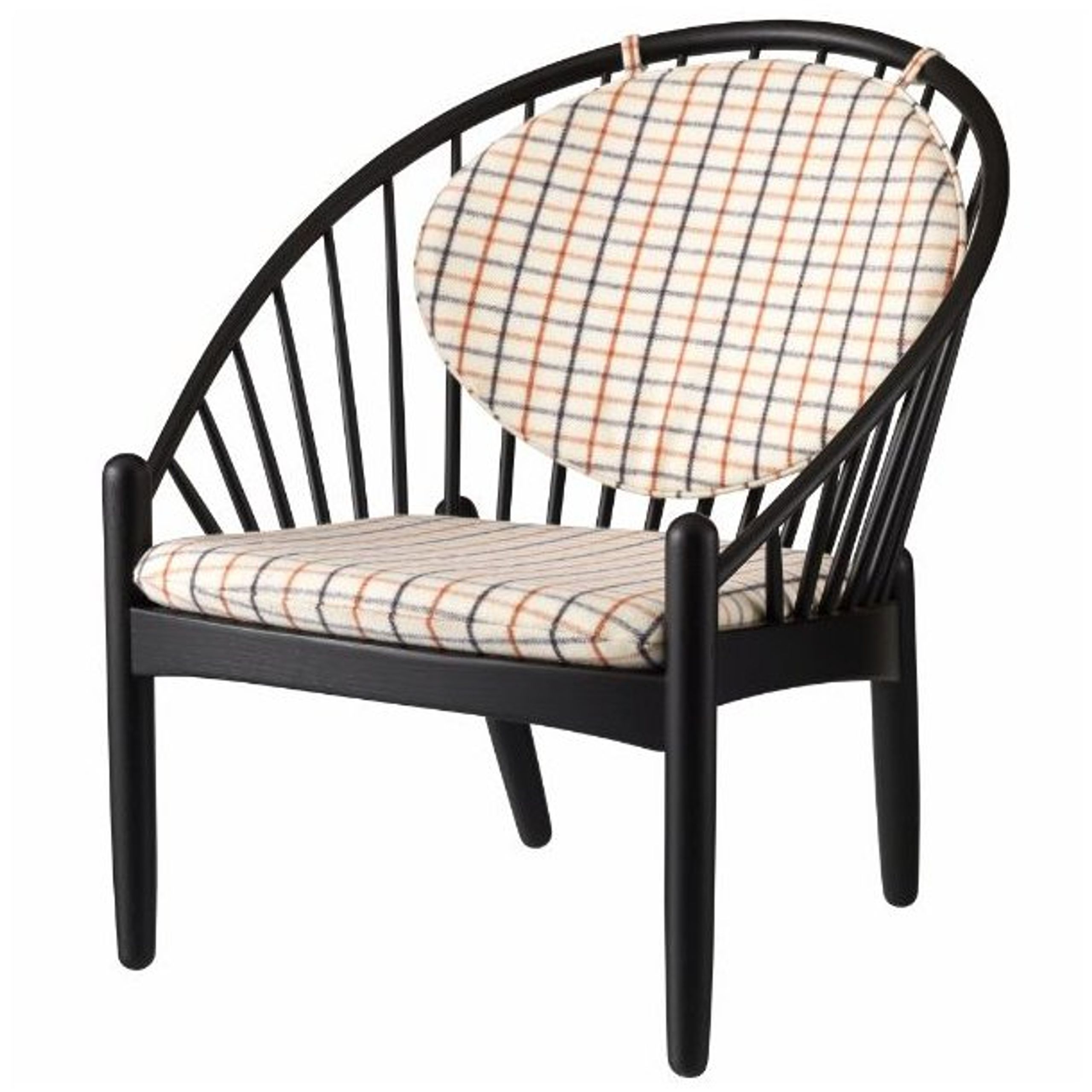 FDB Møbler / Furniture - Křeslo - J166 by Poul M. Volther - Oak/Black - Checker