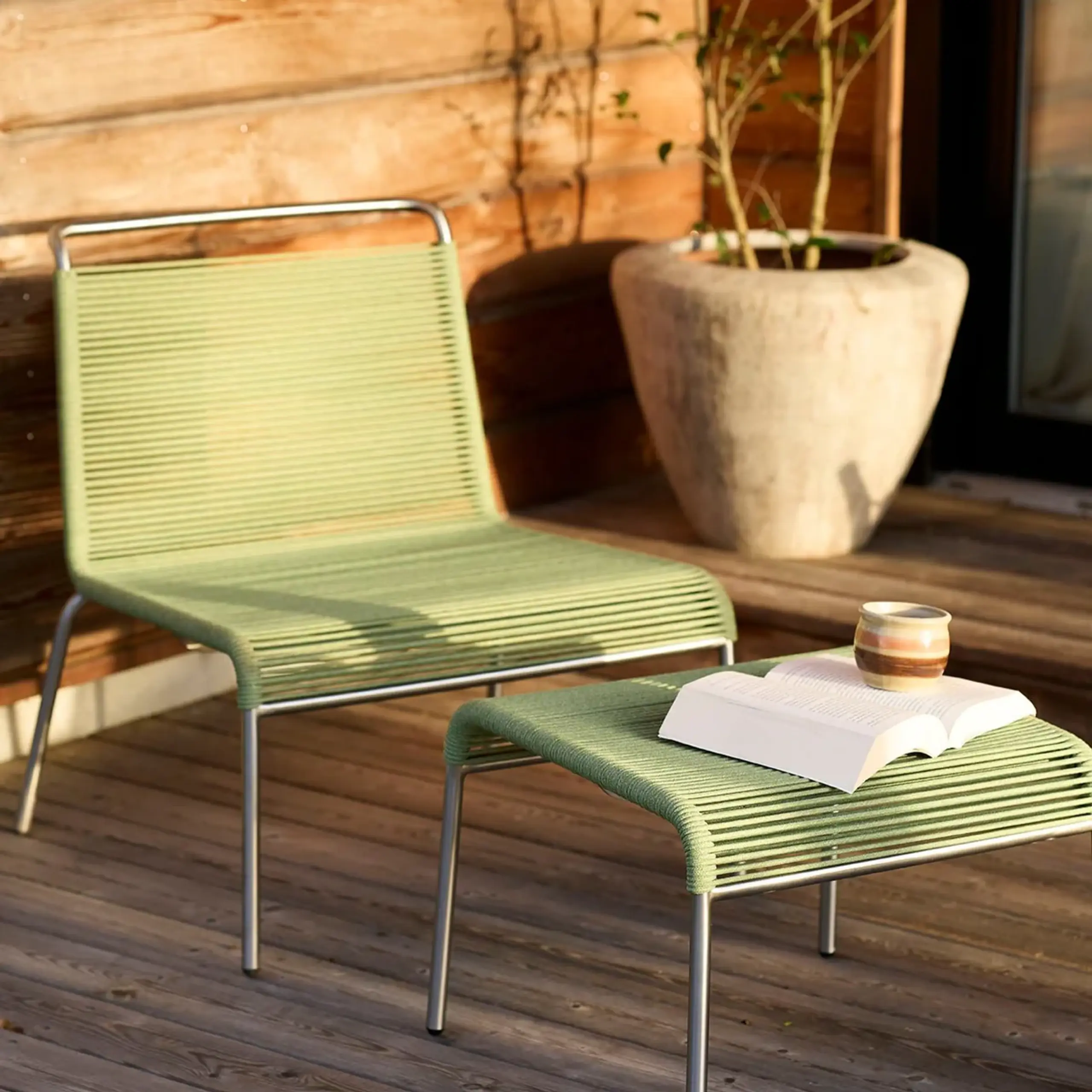 FDB Møbler / Furniture - Loungestol - M20l - Teglgaard - Lounge Snorestol - Grøn