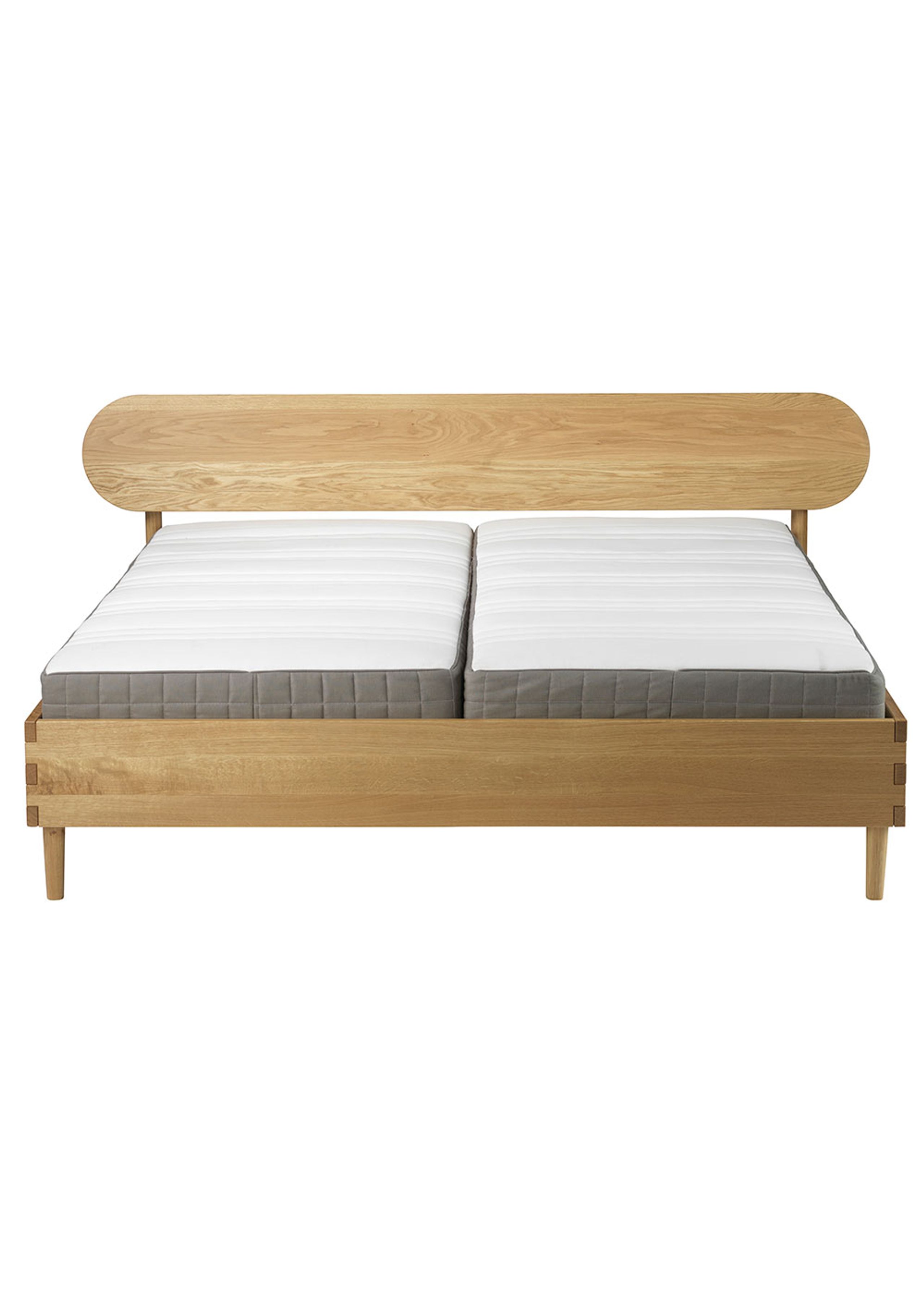 FDB Møbler / Furniture - Bed frame - G30 - Radius - Seng - Oak, Nature