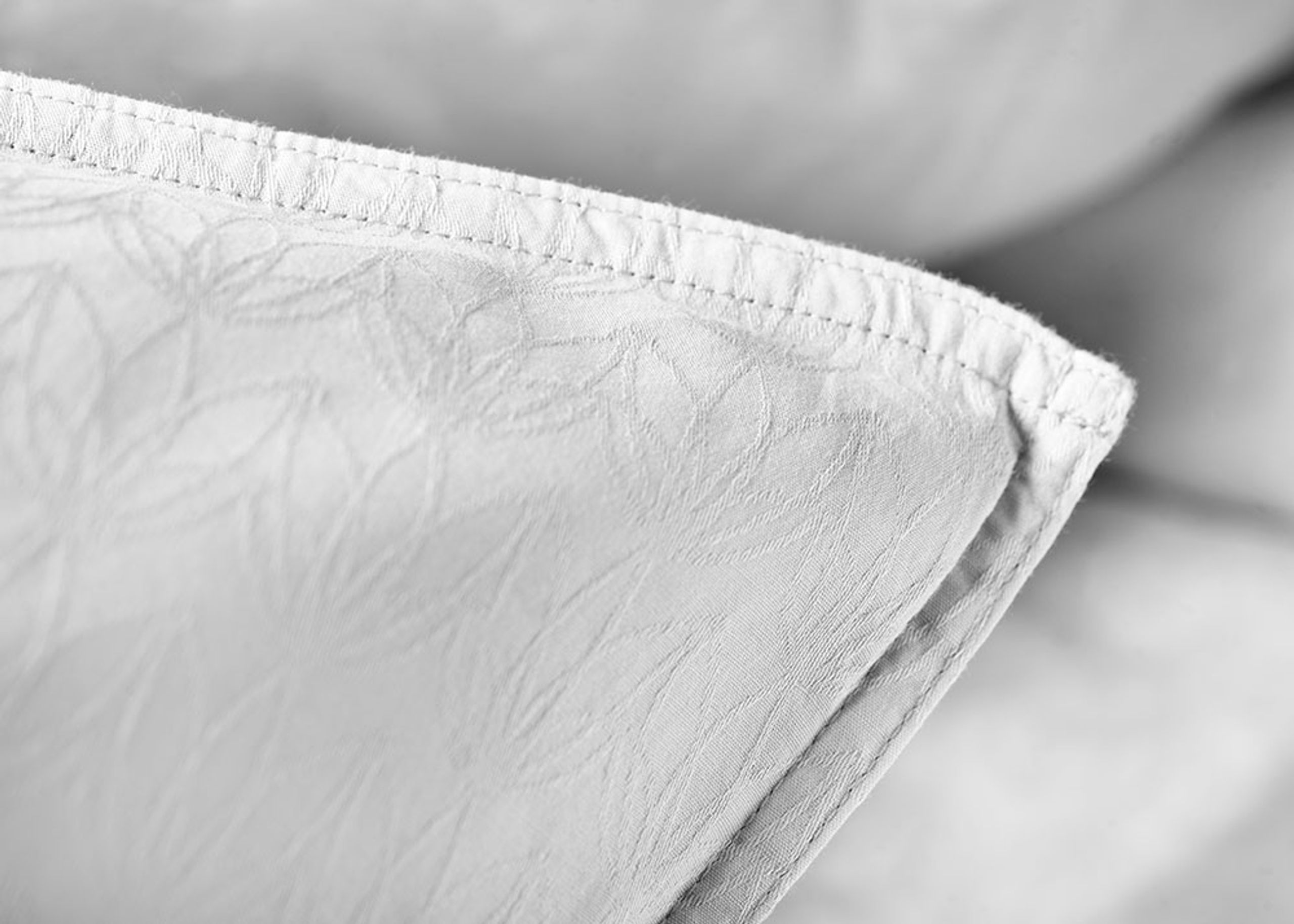 FDB Møbler / Furniture - Bed Sheet - R34 - Tulipan - Sengesæt m. knapper - Hvid