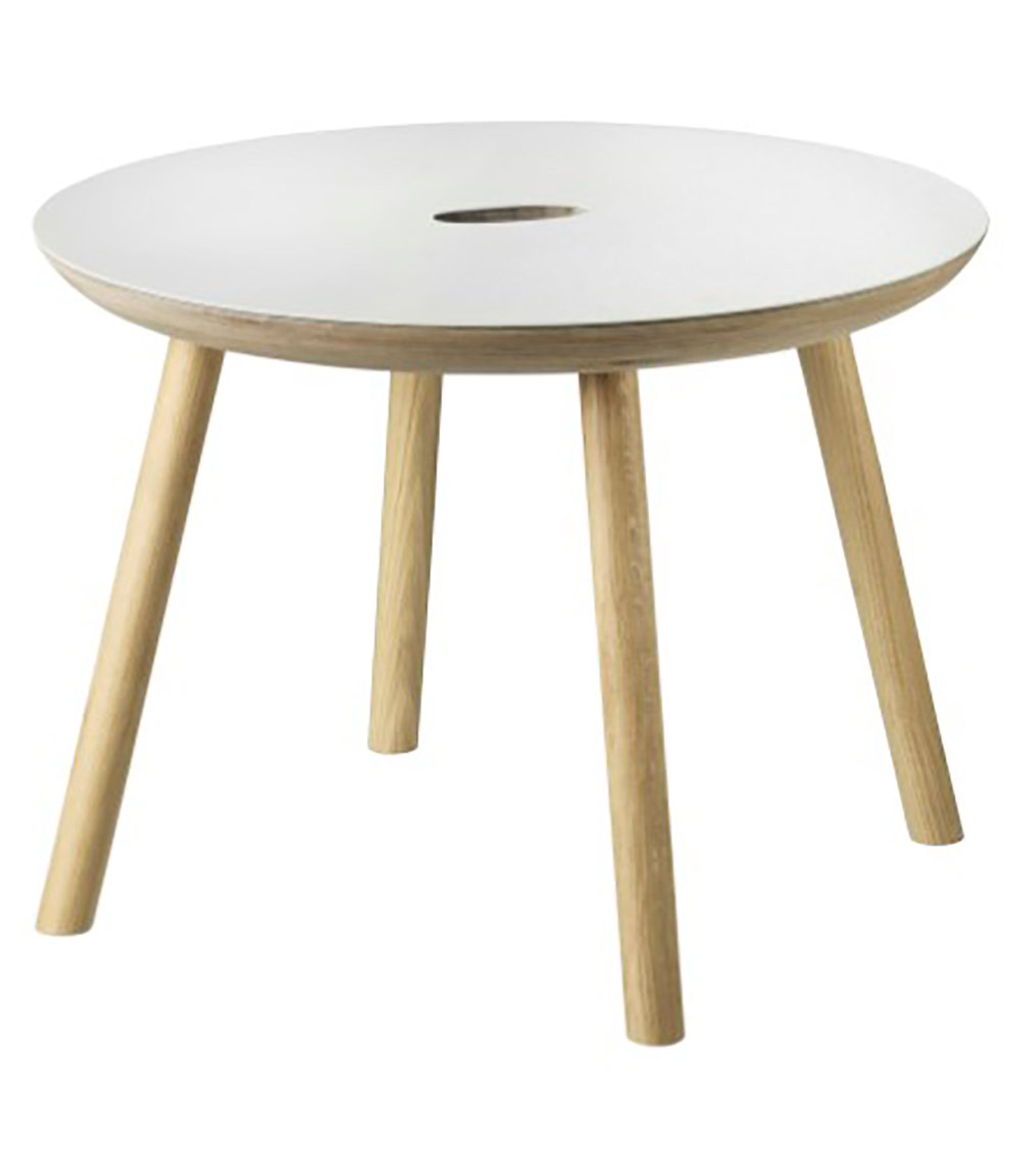 FDB Møbler / Furniture - Table basse - D105 Gesja Coffee & Side table - Oak / Mushroom Linoleum - Side Table