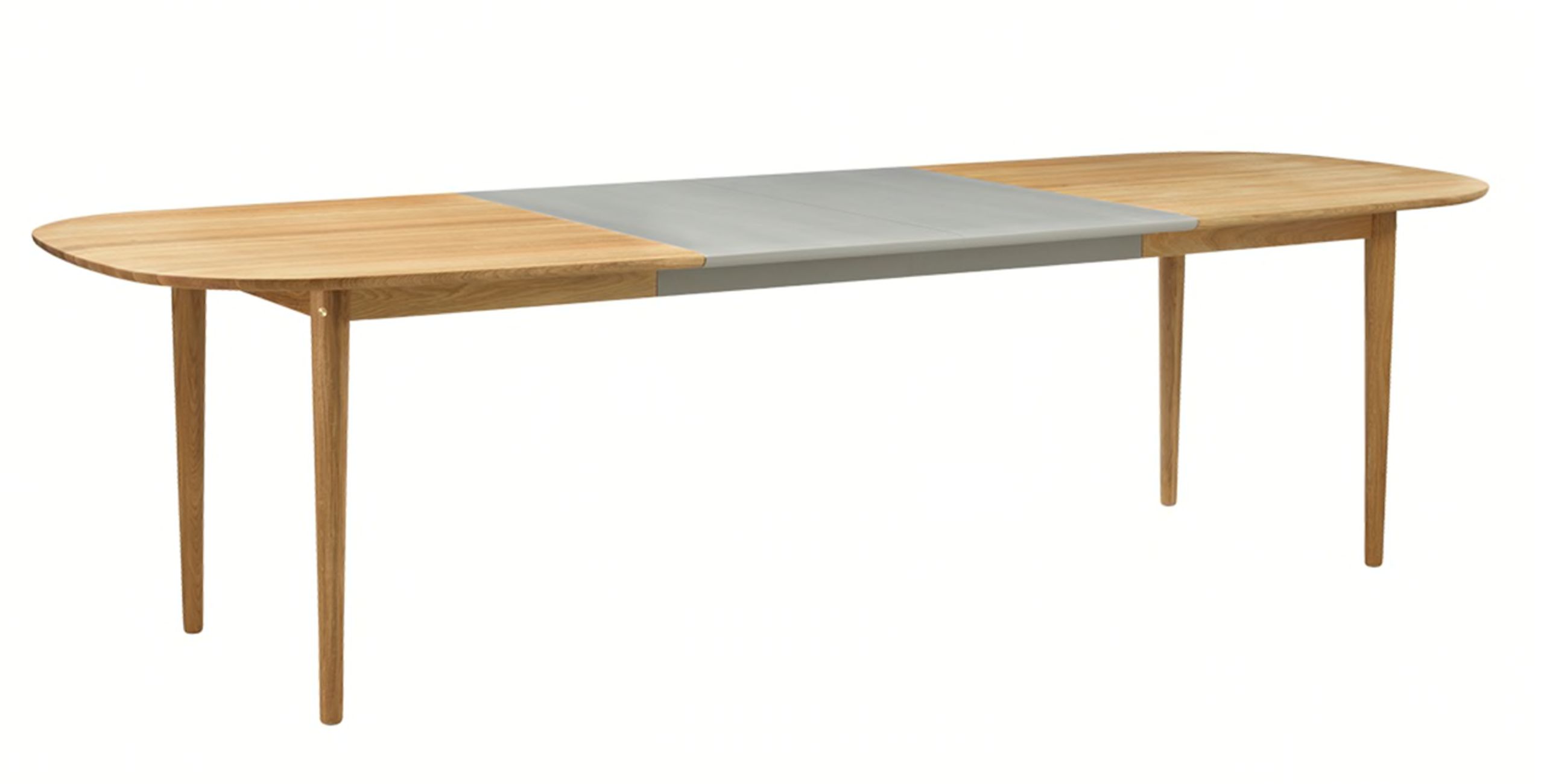FDB Møbler / Furniture - Dining Table - C63E Bjørk Unit10 - Beech / Grey - Supplementary plate