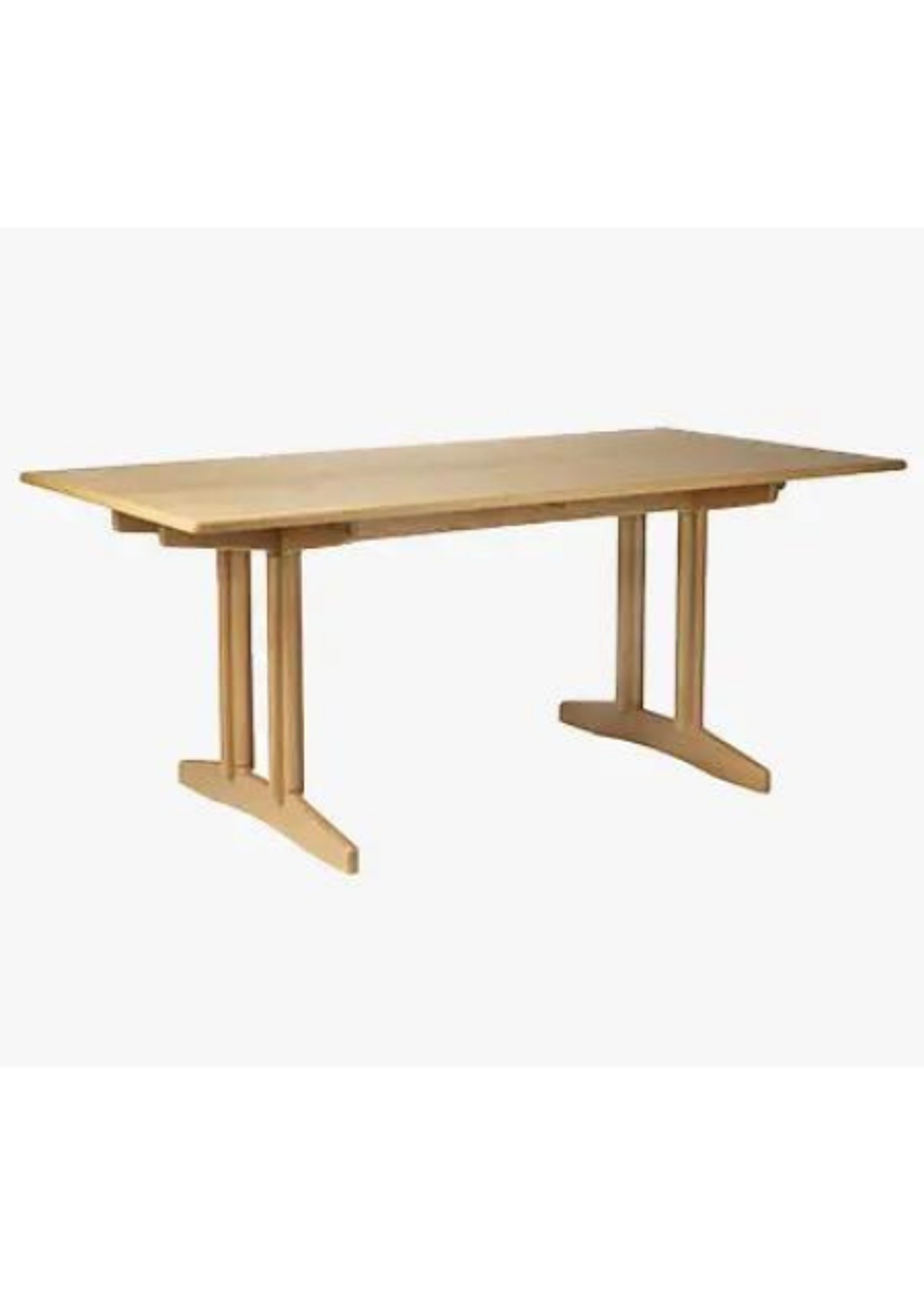 FDB Møbler / Furniture - Spisebord - C64 Shaker af Børge Mogensen - Massivt Eg - L220