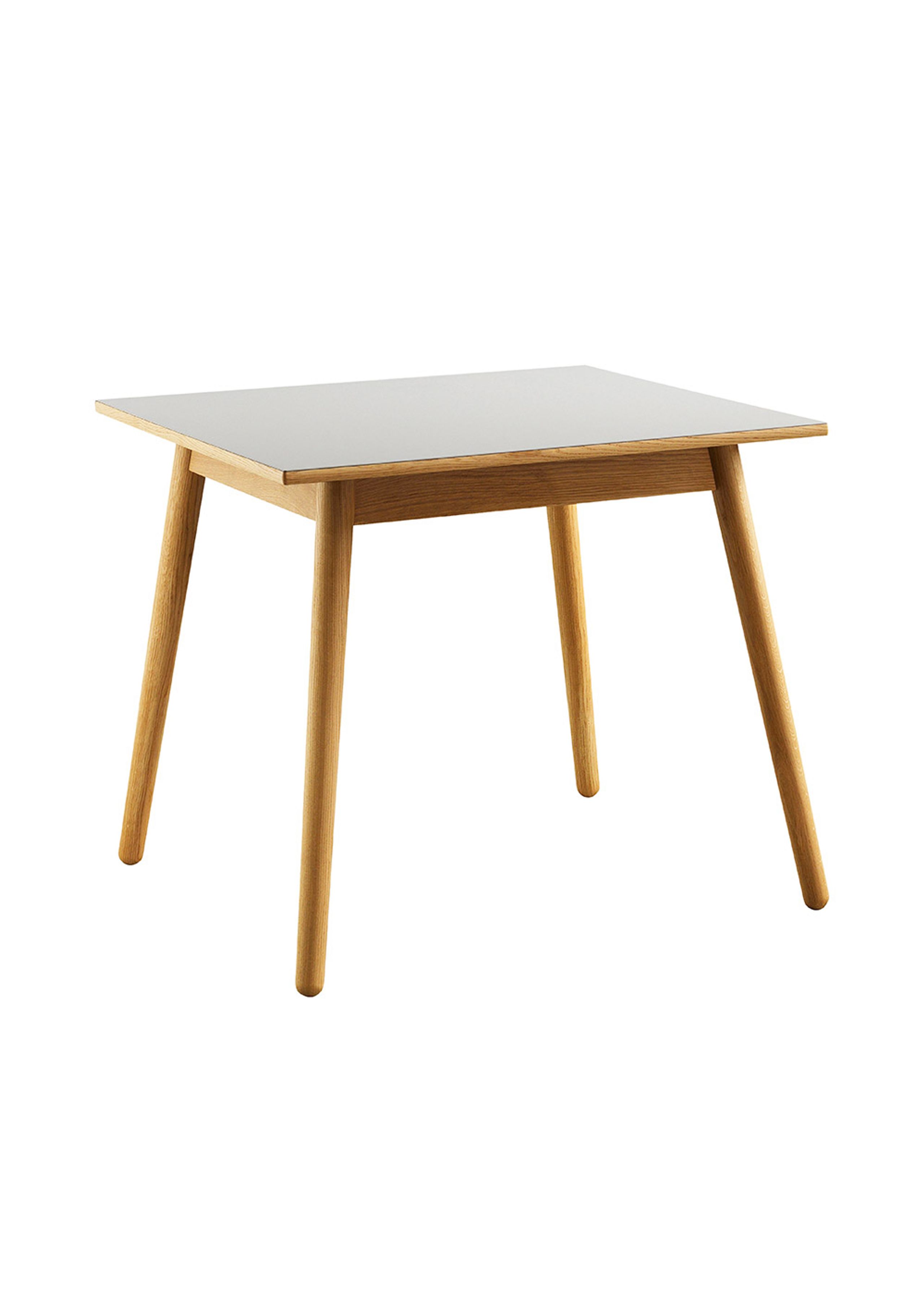 FDB Møbler / Furniture - Spisebord - C35A af Poul M. Volther - Natur Lakeret Eg / Lysegrå