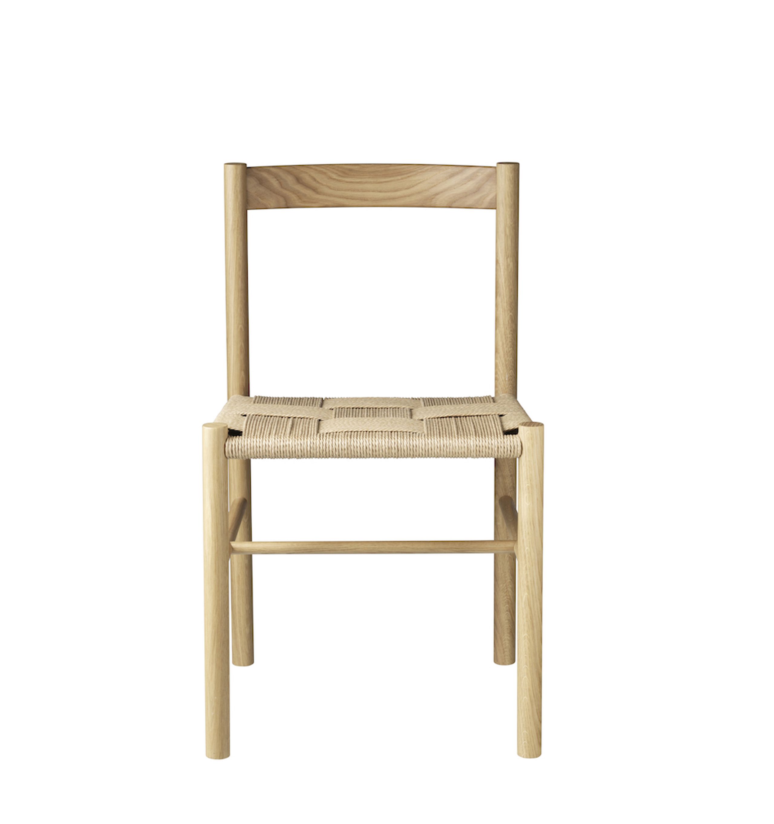 FDB Møbler / Furniture - Esstischstuhl - J178 Chair - Oak / Handwoven paper seat