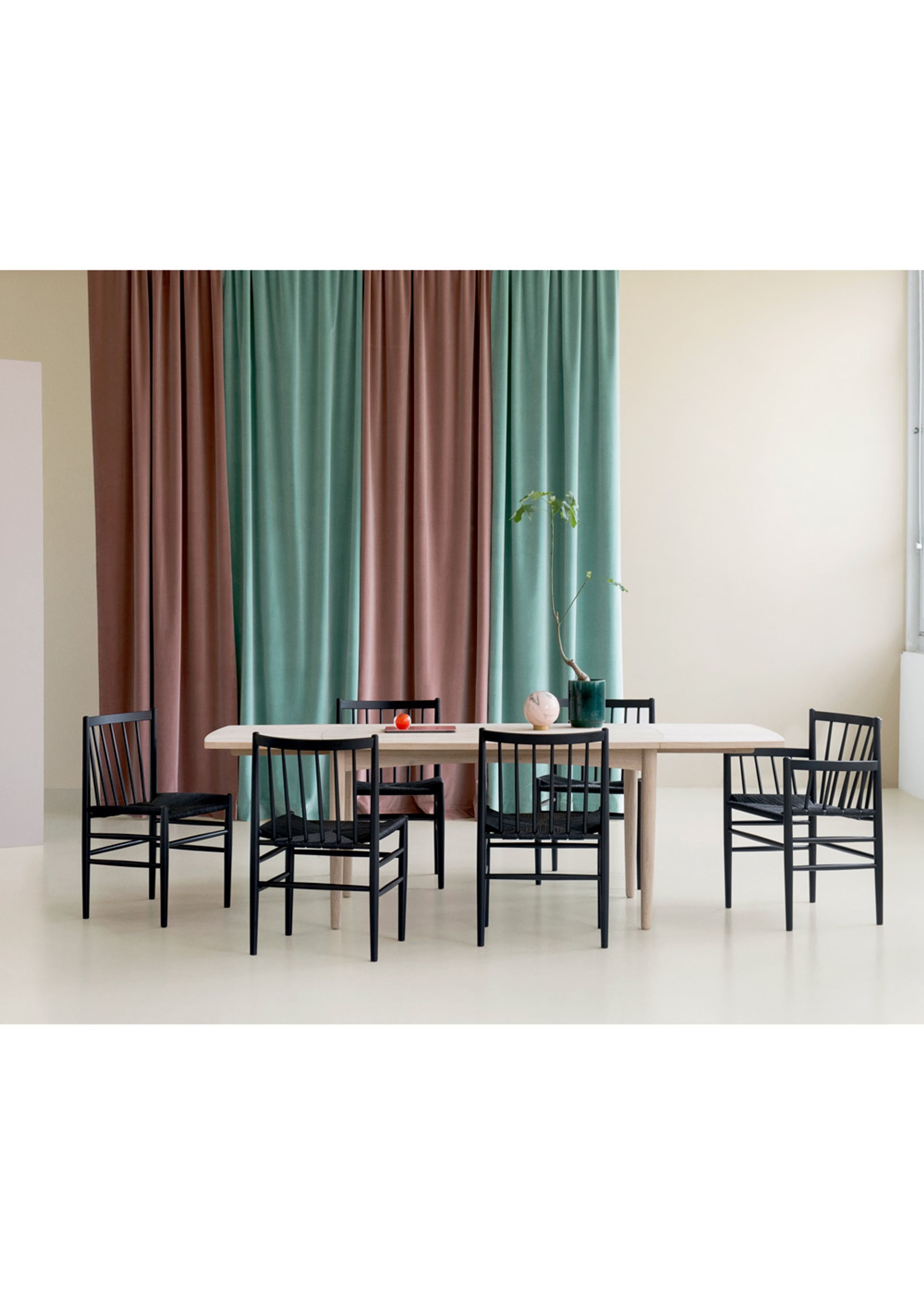 FDB Møbler / Furniture - Sedia - J81 by Jørgen Bækmark - Nature Oak/Nature Wicker - Lacquered