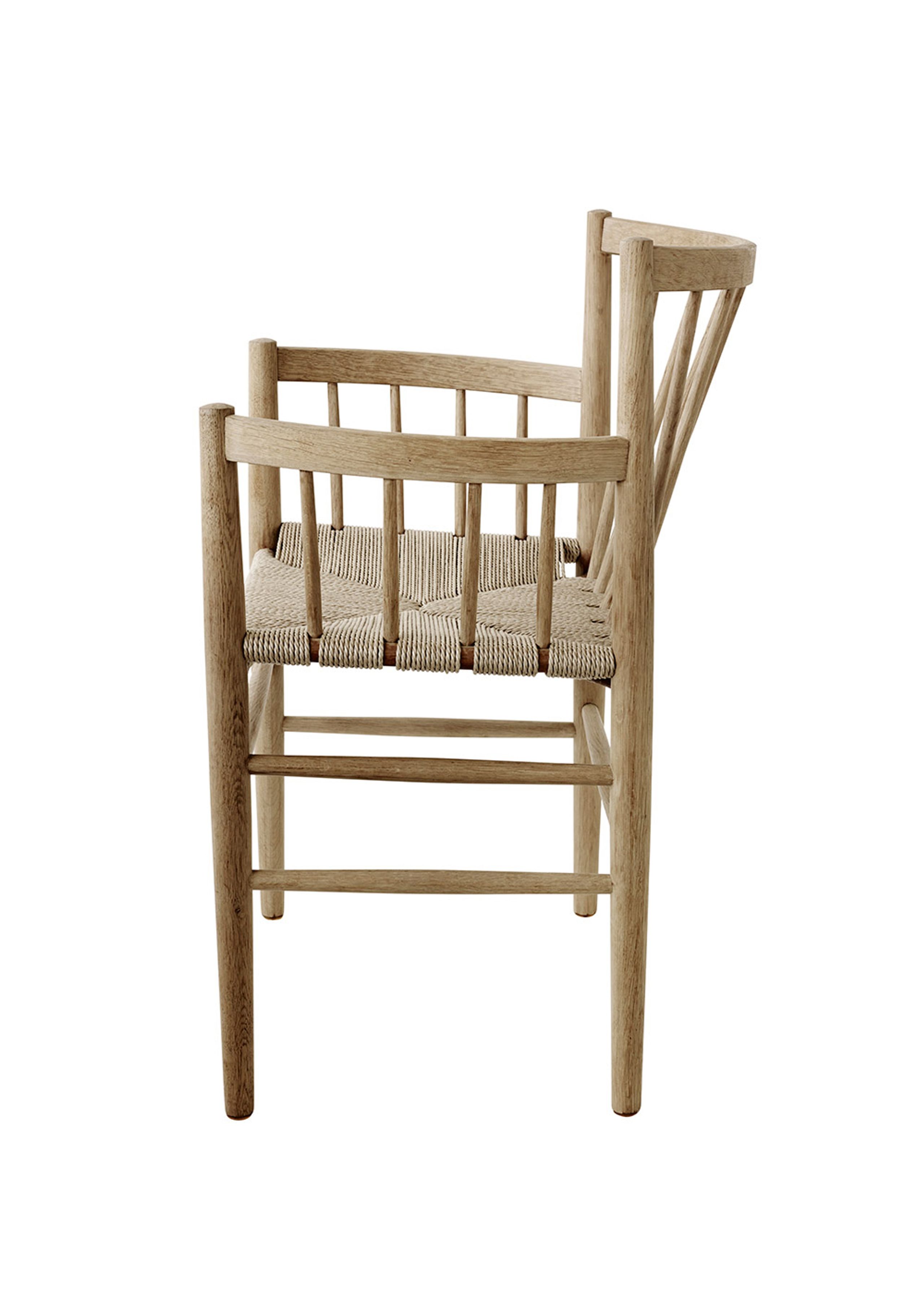 FDB Møbler / Furniture - Sedia - J81 by Jørgen Bækmark - Nature Oak/Nature Wicker - Lacquered