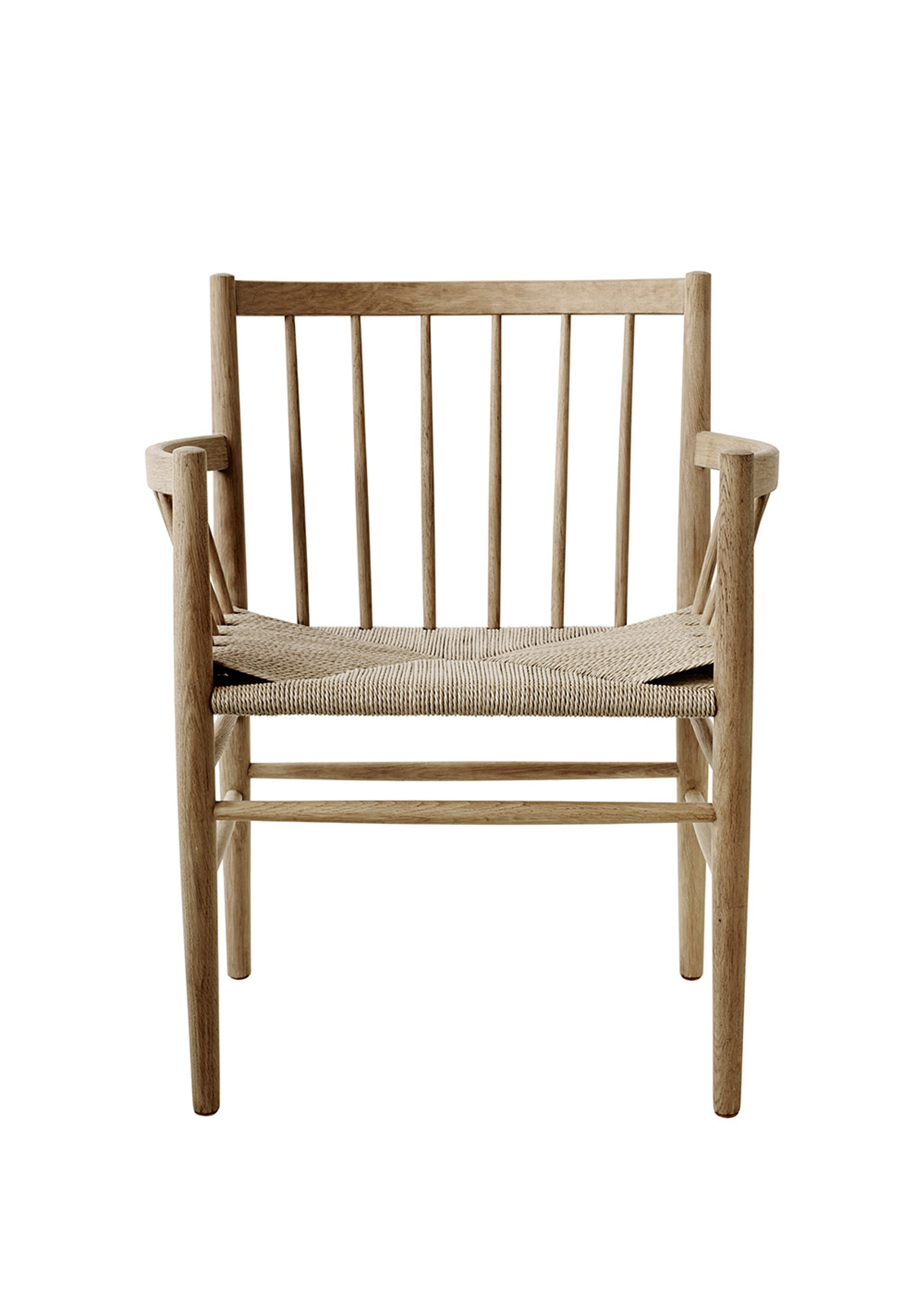 FDB Møbler / Furniture - Sedia - J81 by Jørgen Bækmark - Nature Oak/Nature Wicker - Lacquered