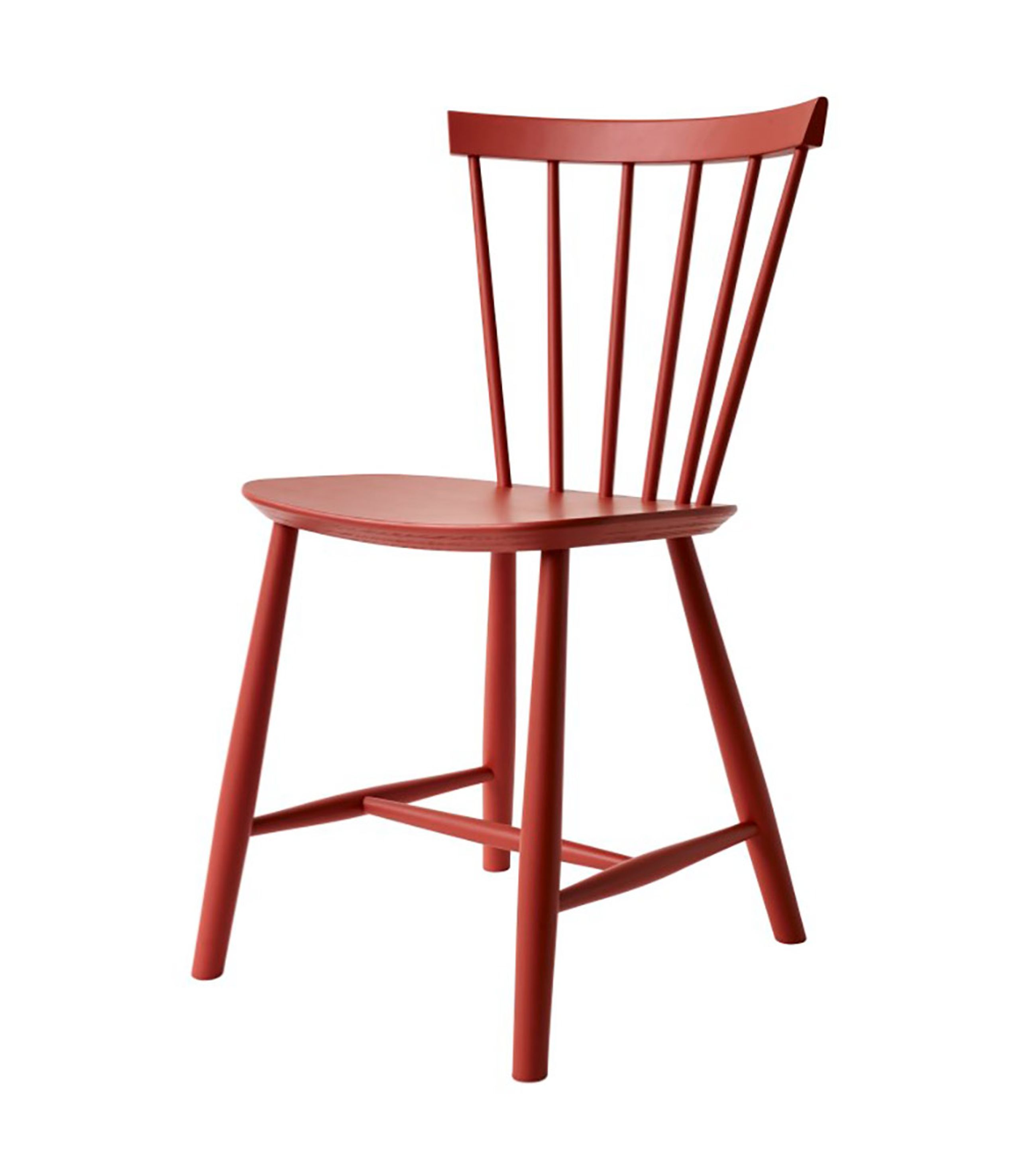 FDB Møbler / Furniture - Stoel - J46 by Poul M. Volther - Beech/Red