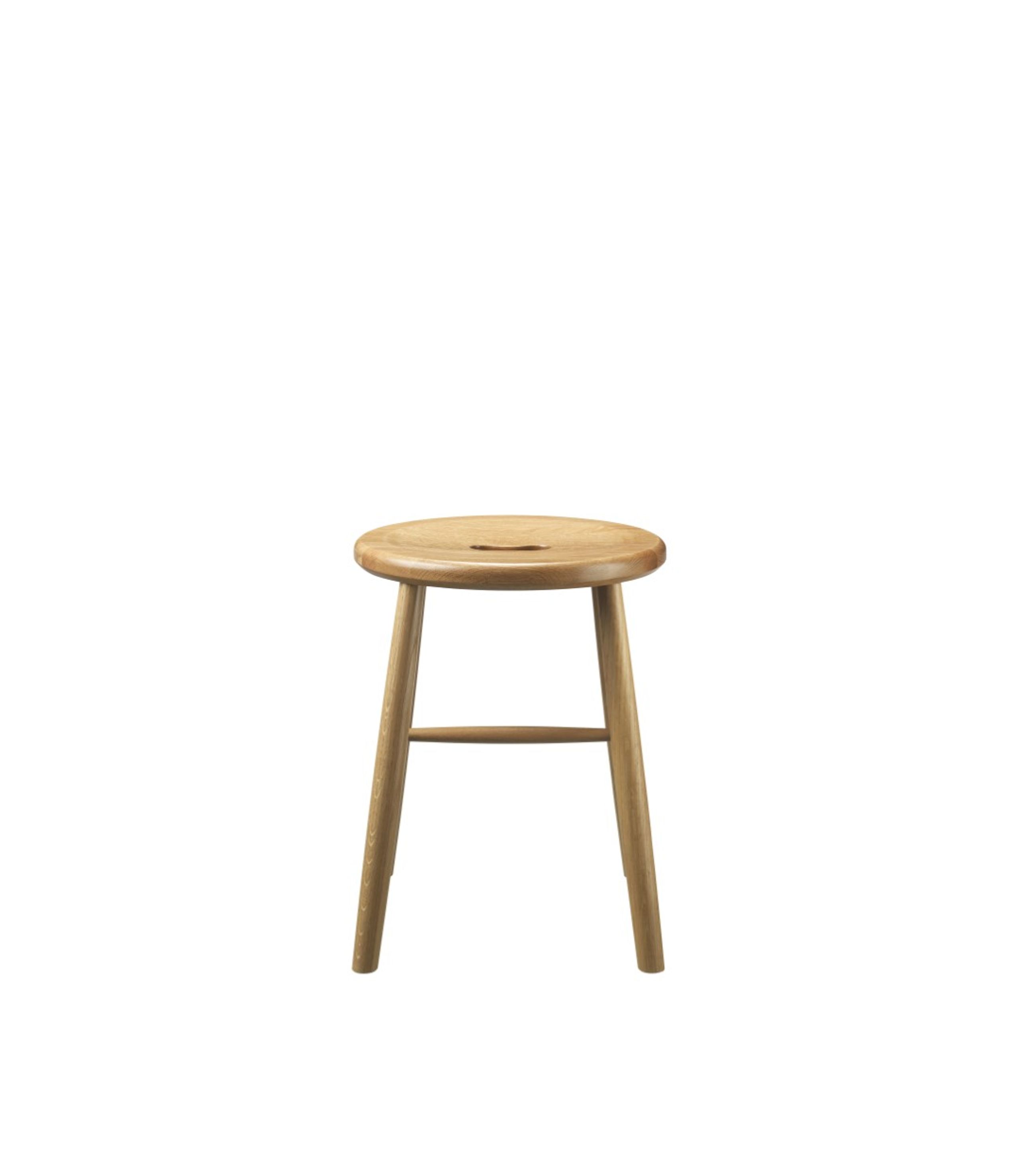 FDB Møbler / Furniture - Stolička - J27 by Børge Mogensen - Oak/Nature