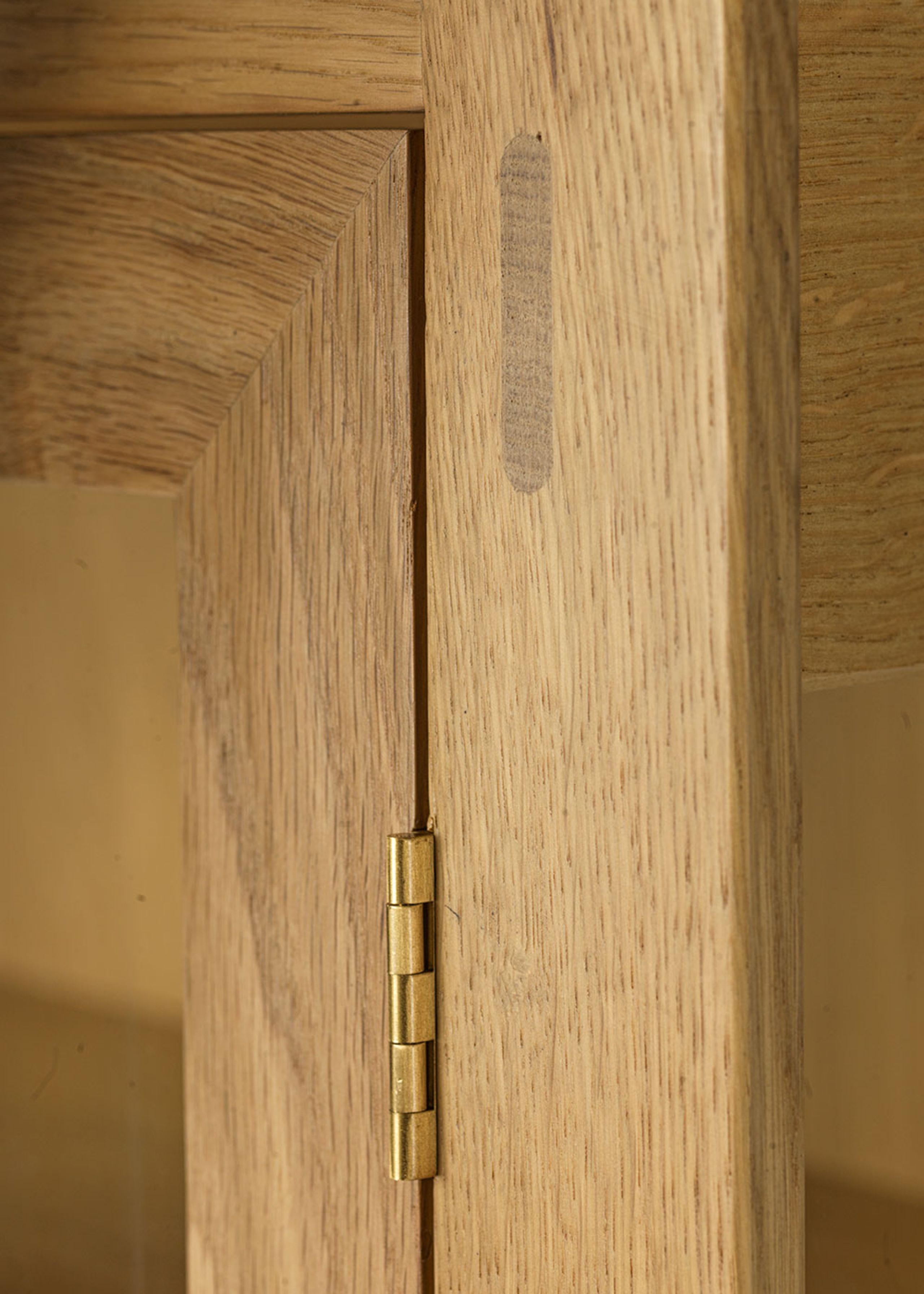 FDB Møbler / Furniture - Vitrineskab - A90 Boderne - Glas Cabinet - Oak - Vægmonteret