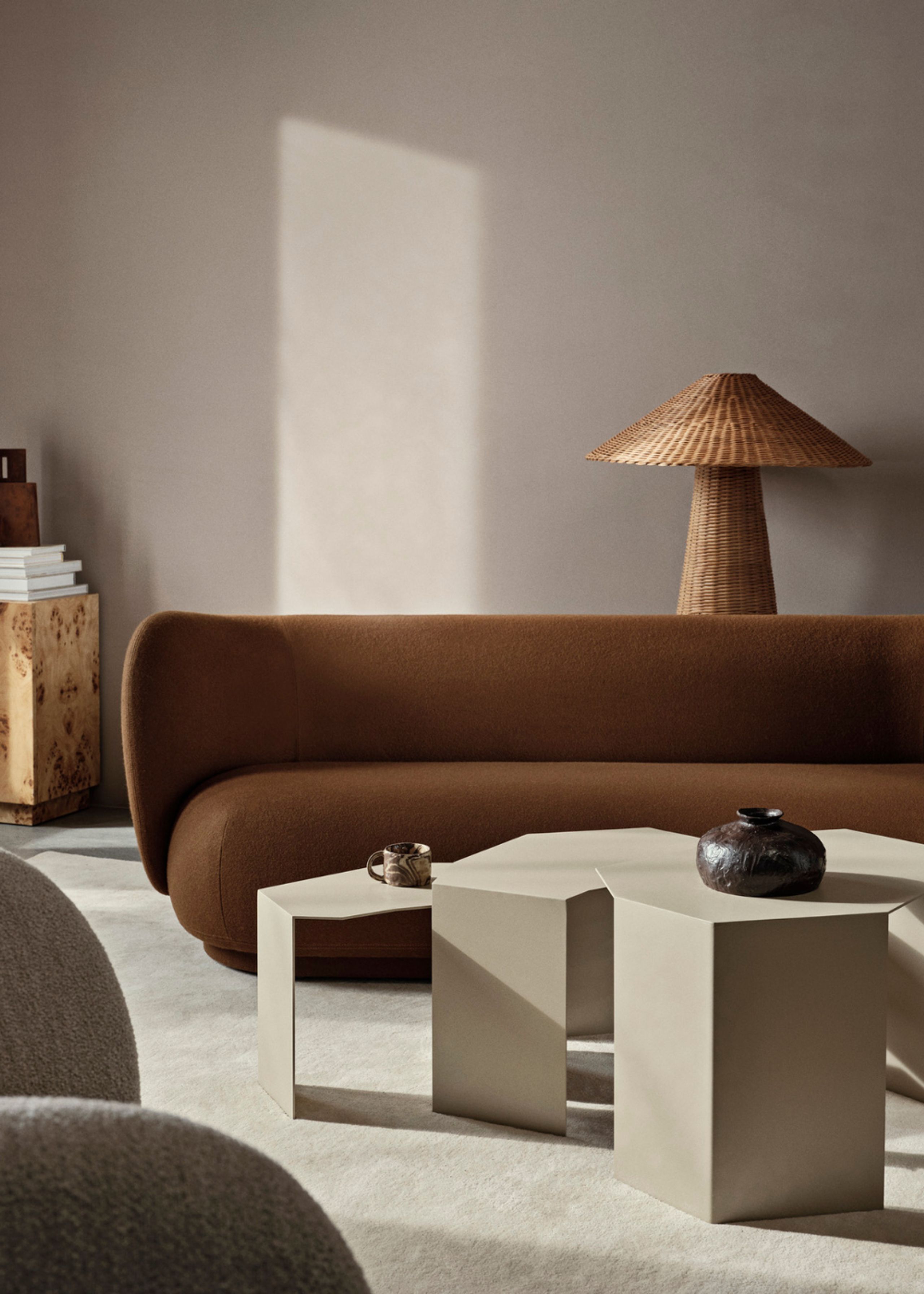 Ferm Living - Sofá para 3 personas - Rico 3-pers Sofa - Tonus - Sugar Kelp