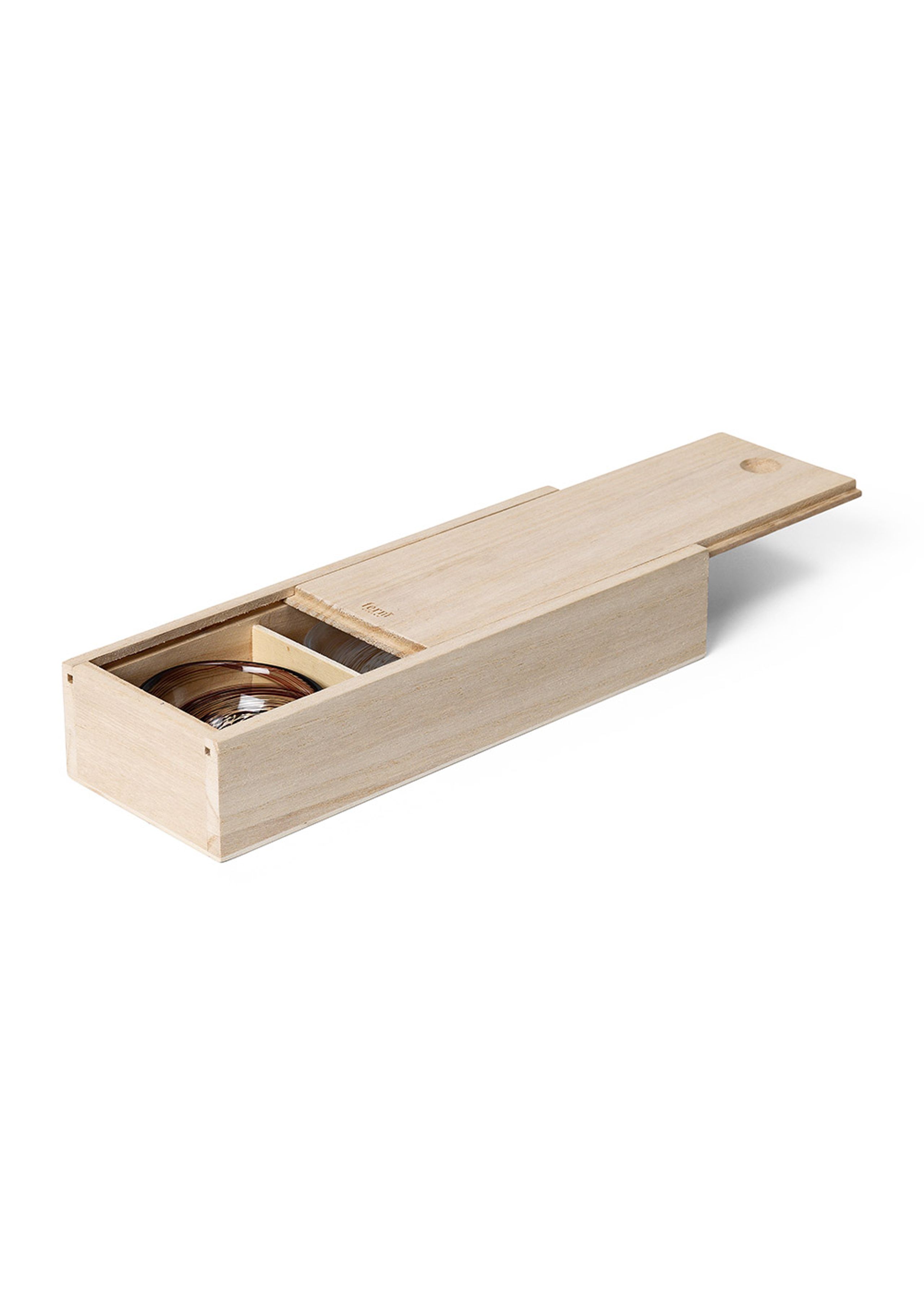 Ferm Living - Egg cup - Tinta Bowls - White/Deep Brown/Blue