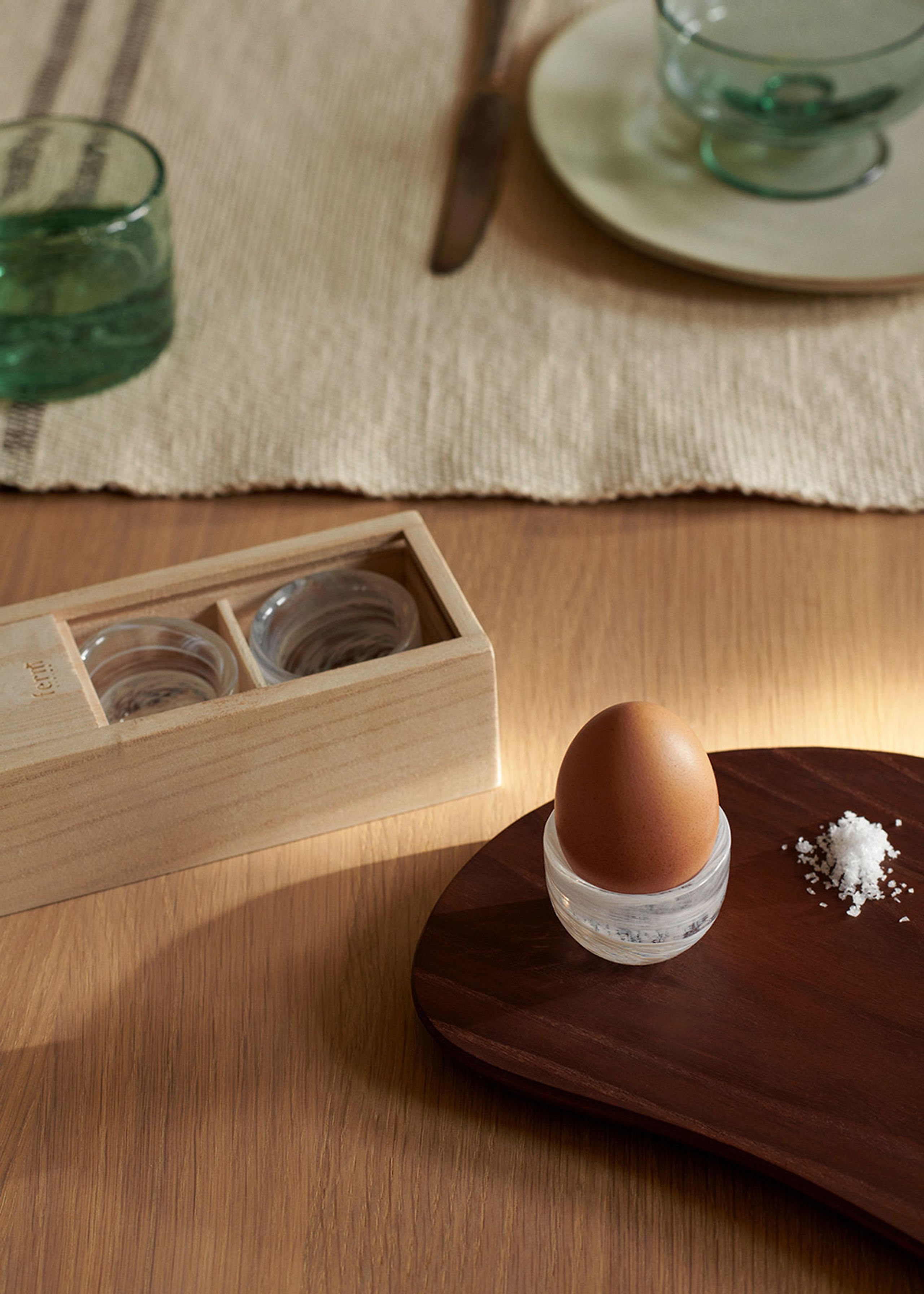 Ferm Living - Egg cup - Tinta Egg Cups - White