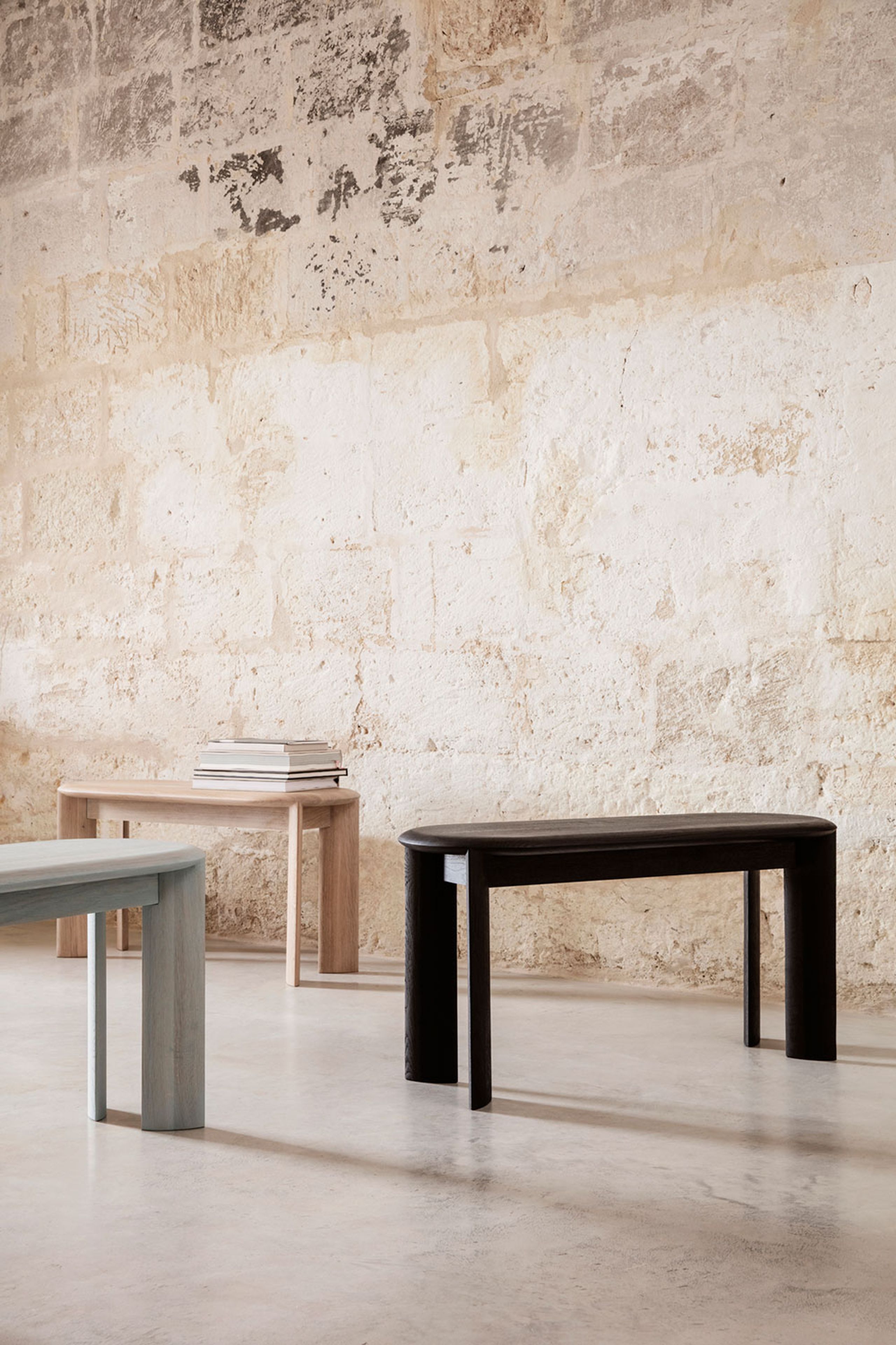 Ferm Living - Bench - Bevel Bench - White Oiled Oak