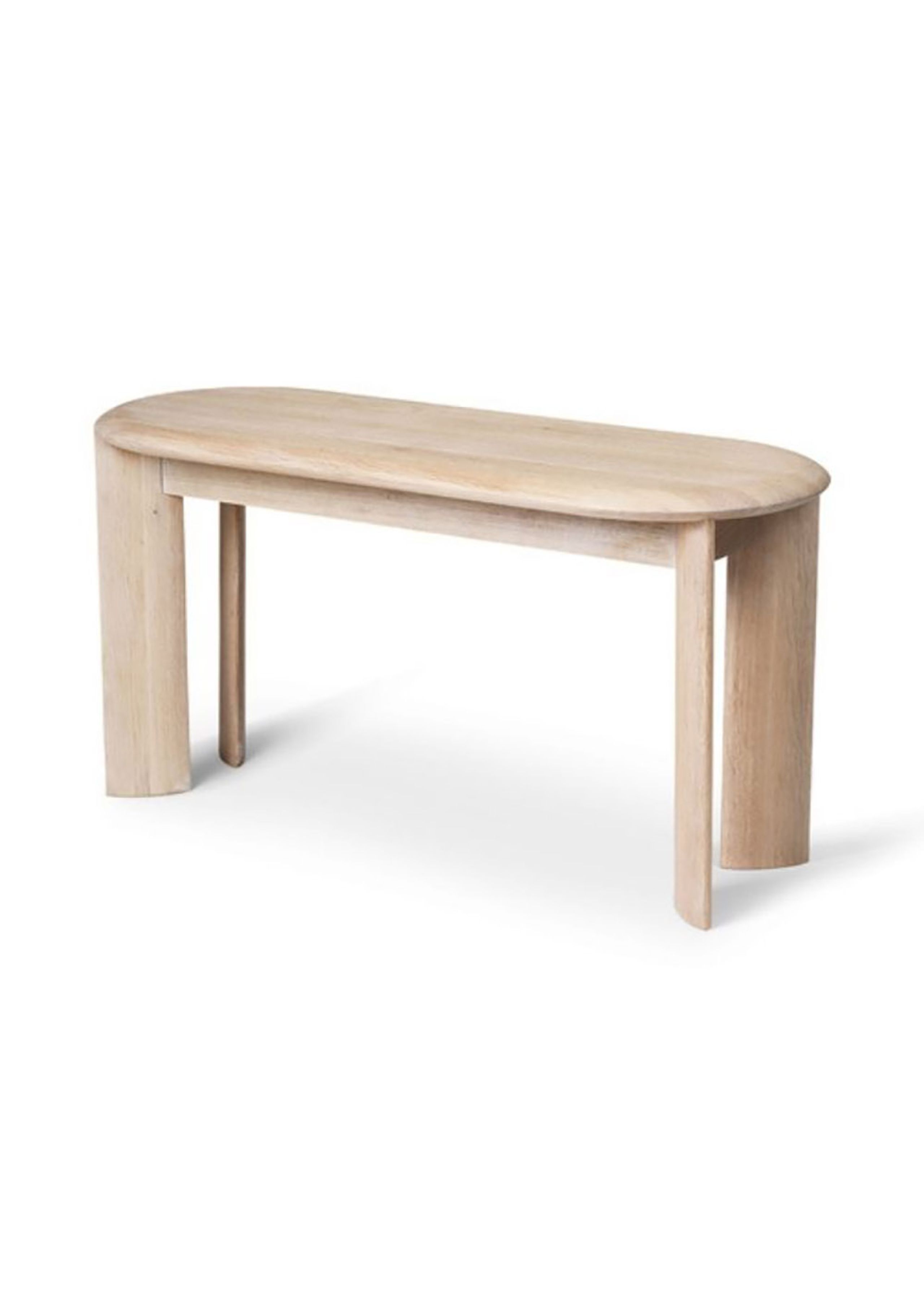 Ferm Living - Bench - Bevel Bench - White Oiled Oak