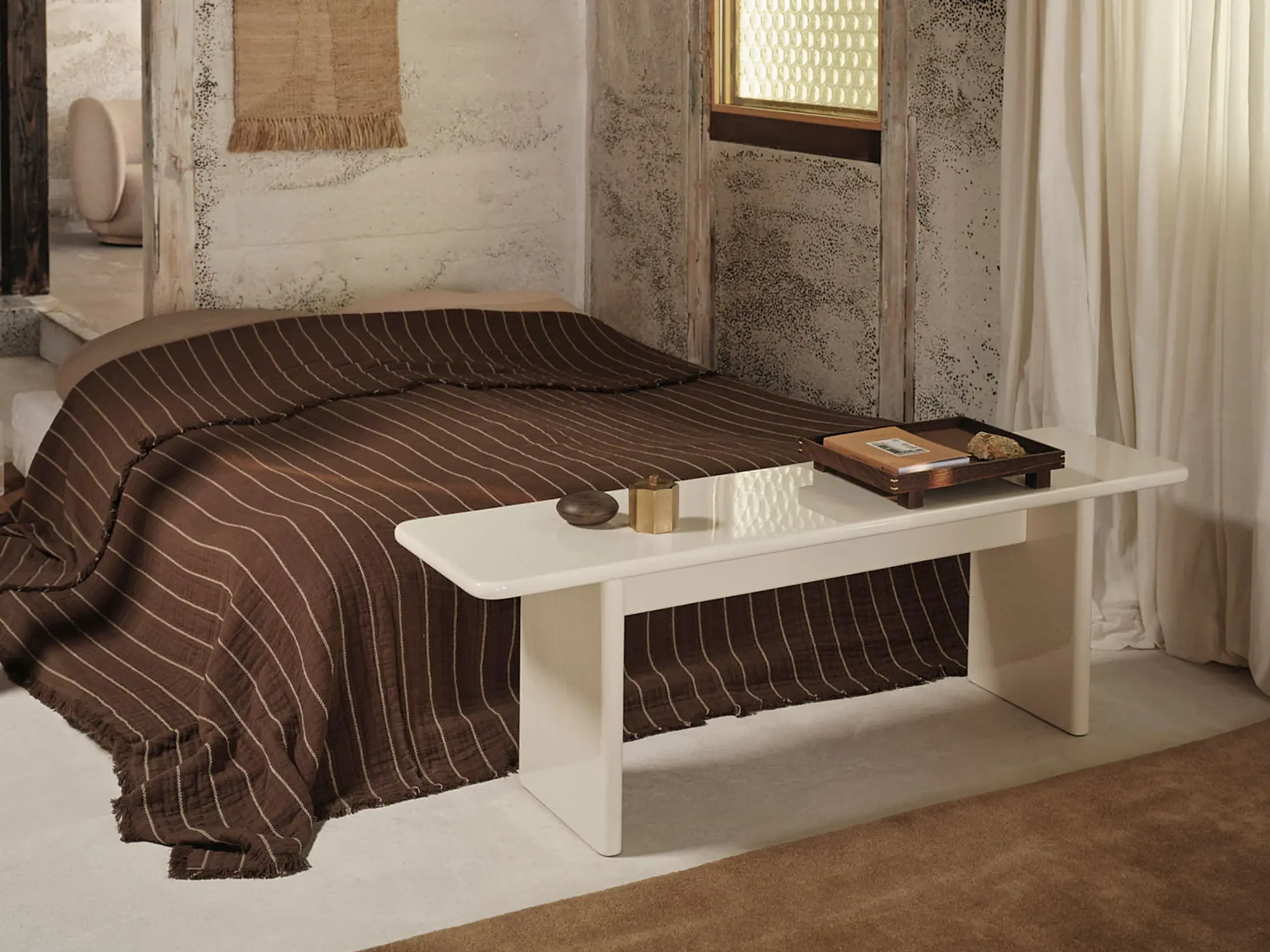 Ferm Living - Bench - Rink Bench 140 - Eggshell