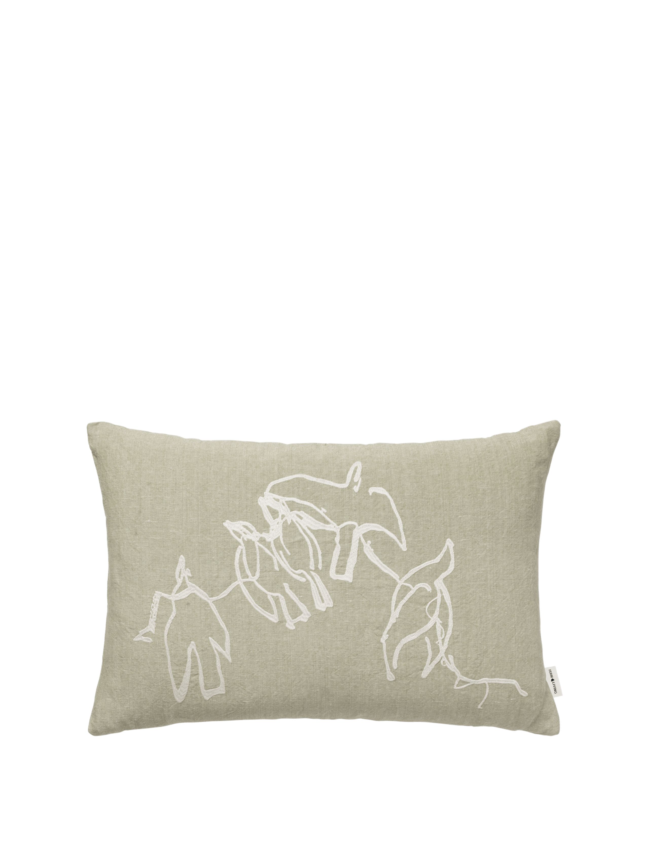 Ferm Living - Baking tools - Vuelo Cushion - Elm Green