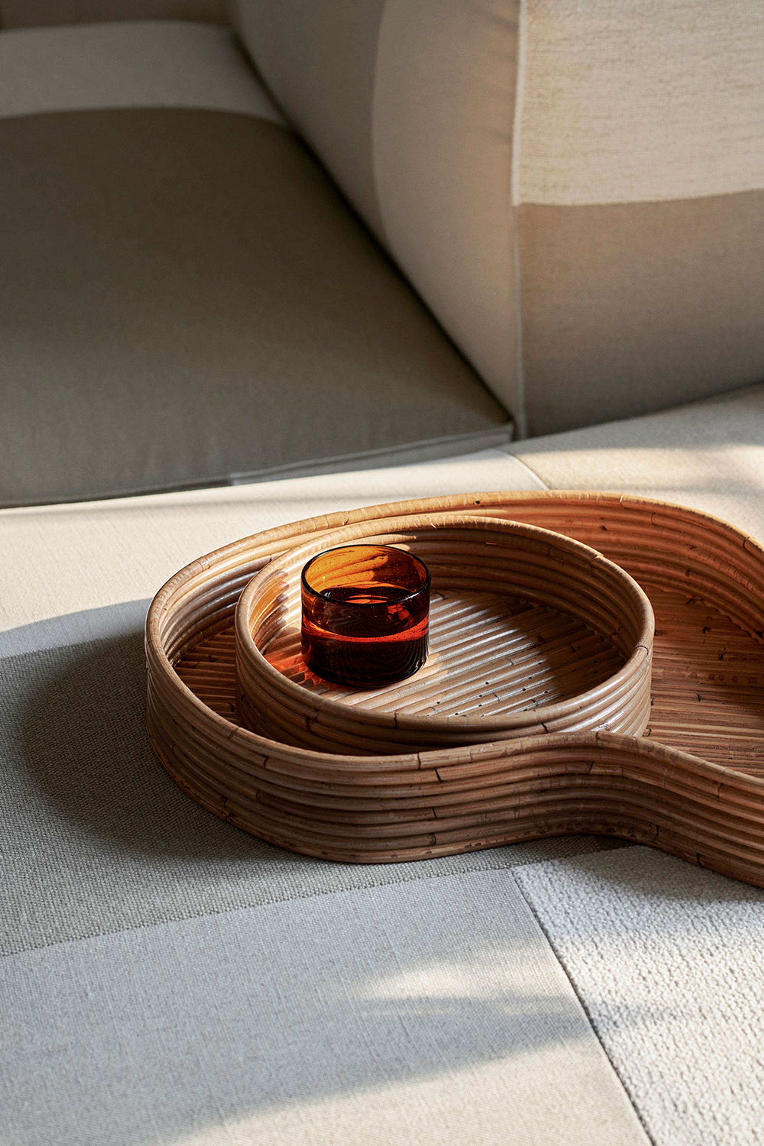 Ferm Living - Plateau - Isola Trays - Natural