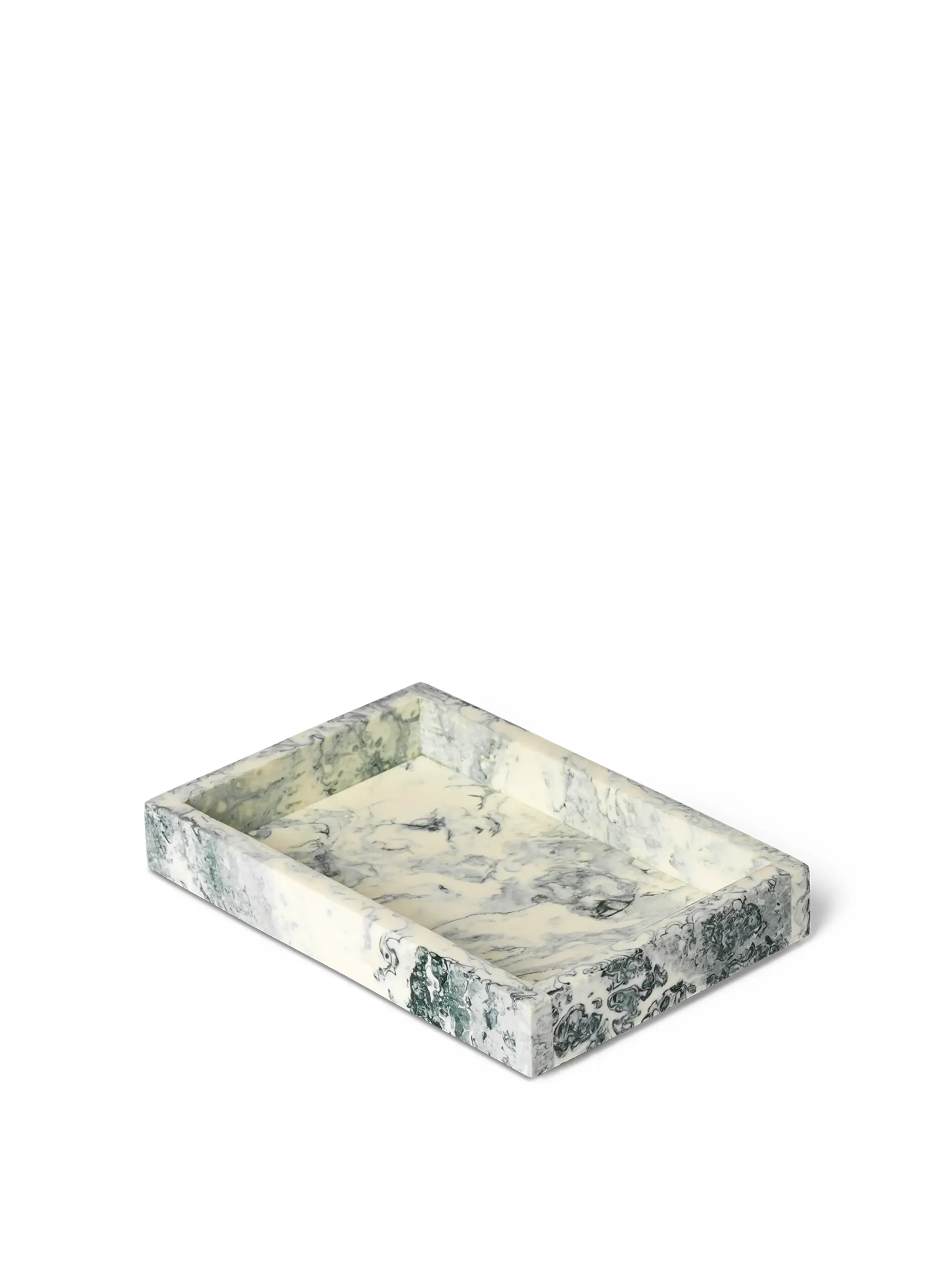Ferm Living - Tray - Mist Tray - Emerald Off-white