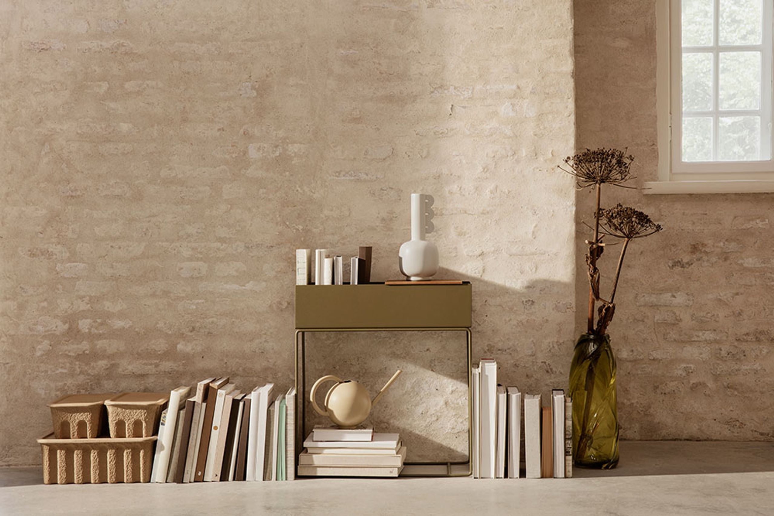 Ferm Living - Blomlåda - Plant Box - Grey