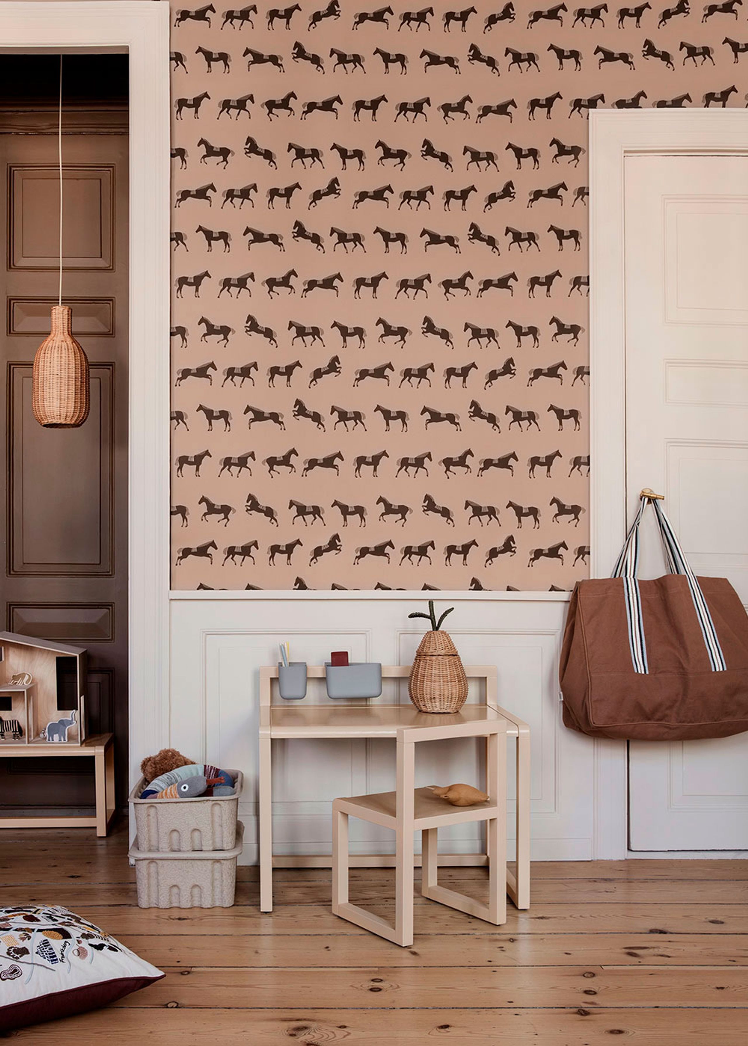 Ferm Living - Children's table - Little Architect Desk - Poppy Red