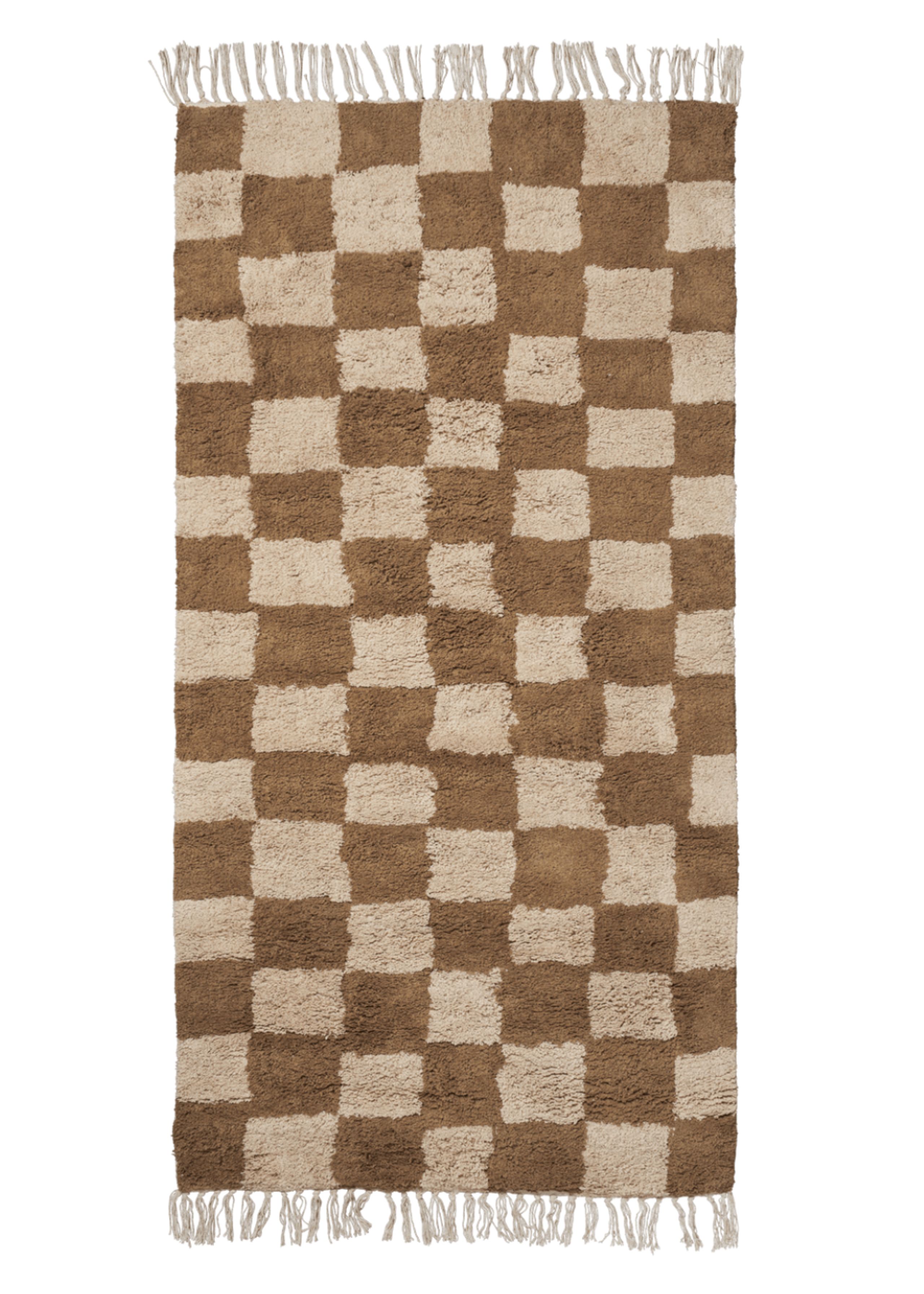 Ferm Living - Kinderteppich - Mara Washable Rug - Tan/Warm Sand